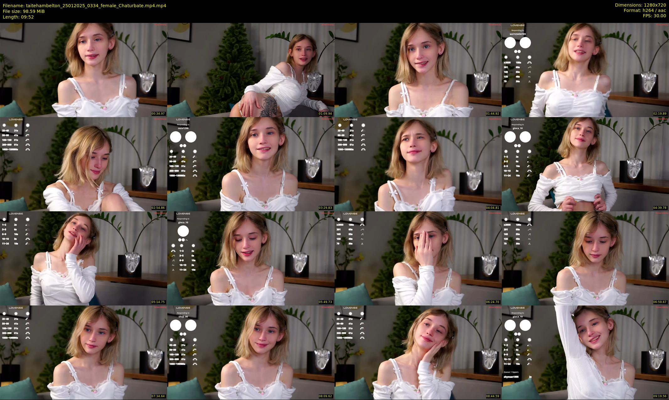 taitehambelton — 10 minute Chaturbate female cam show recording, 720p, Jan 25, 2025