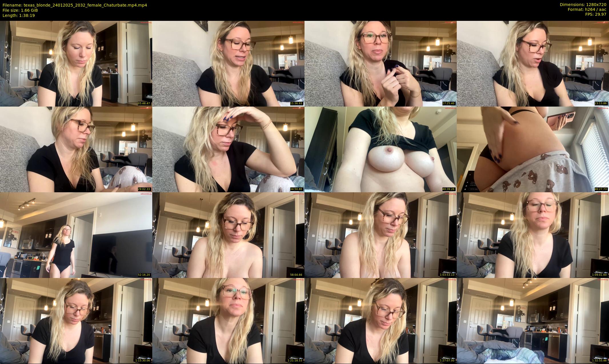 texas_blonde — 99 minute Chaturbate female cam show recording, 720p, Jan 24, 2025