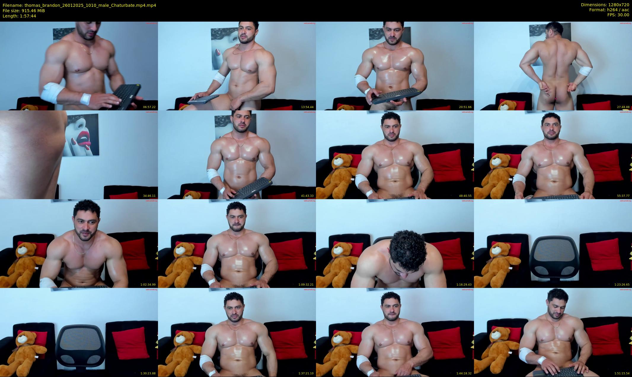 thomas_brandon — 118 minute Chaturbate male cam show recording, 720p, Jan 26, 2025