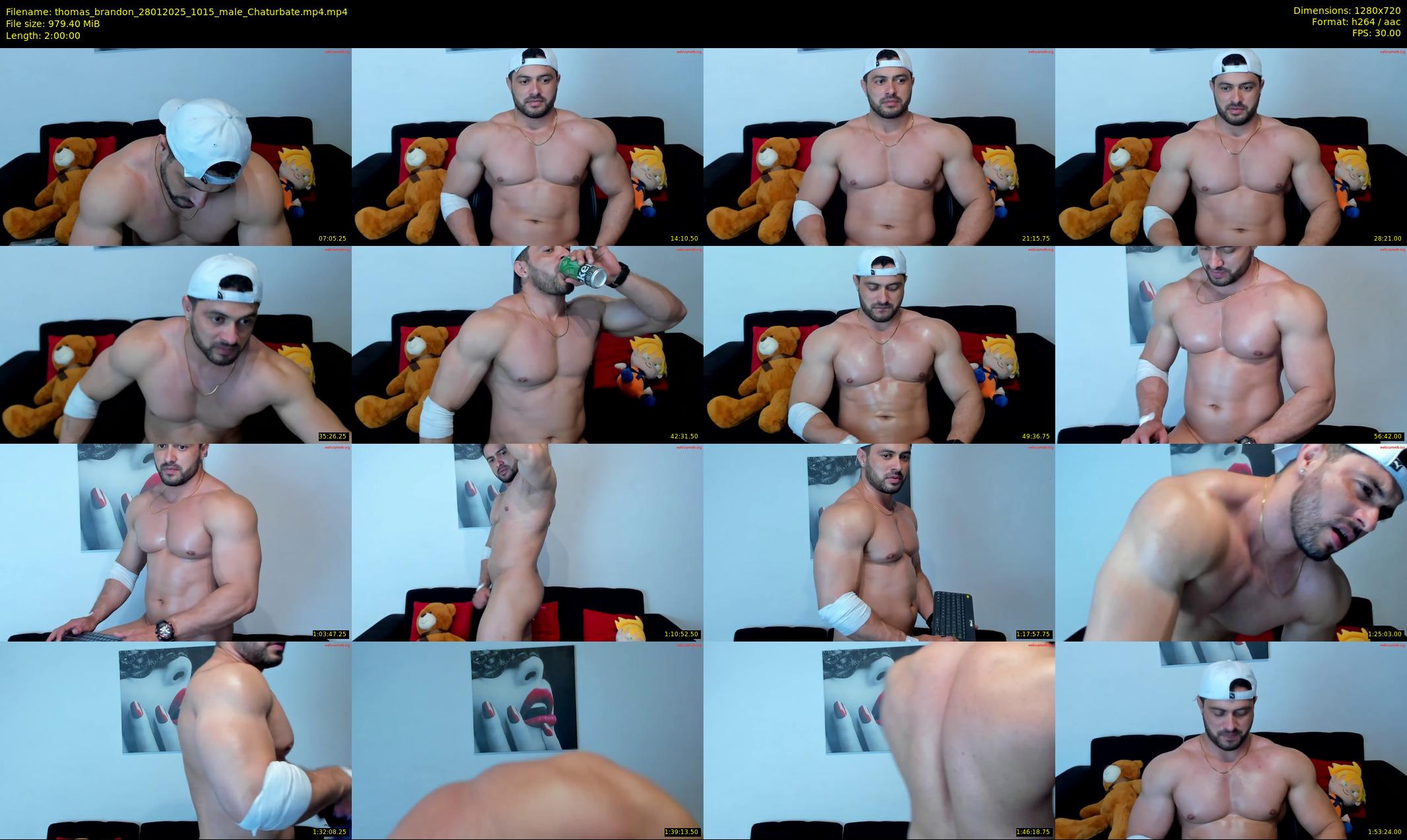 thomas_brandon — 120 minute Chaturbate male cam show recording, 720p, Jan 28, 2025