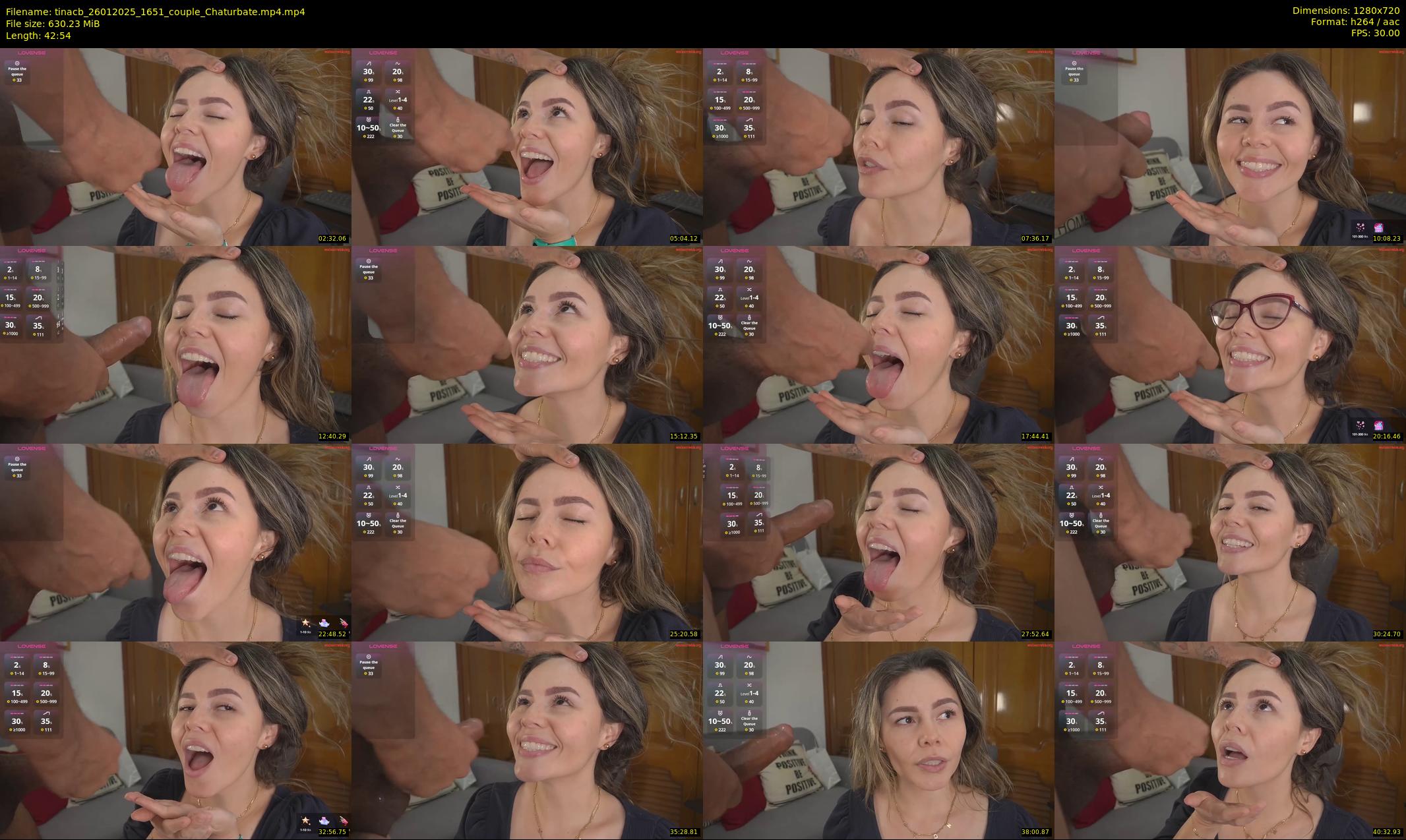 tinacb — 43 minute Chaturbate female cam show recording, 720p, Jan 26, 2025