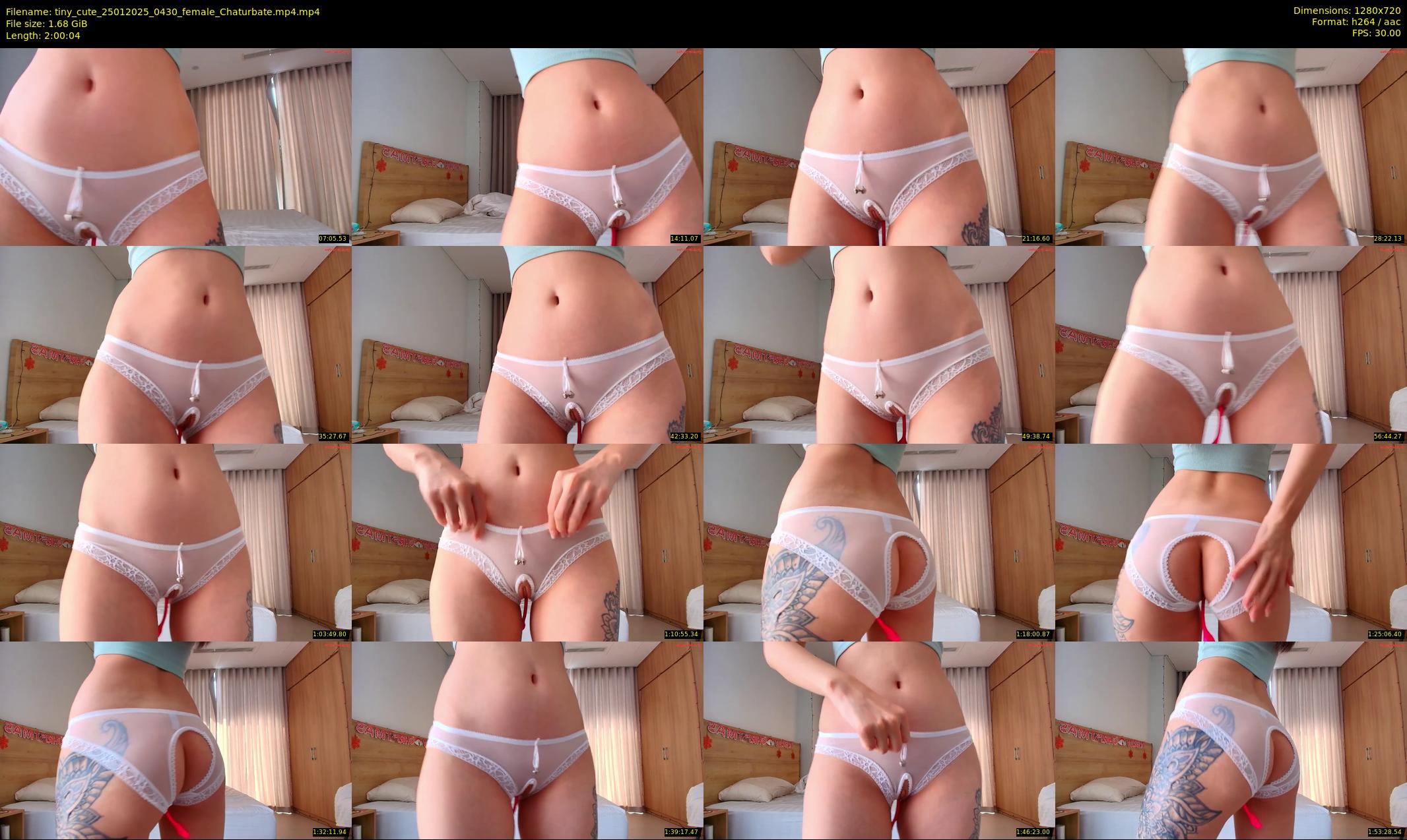tiny_cute — 121 minute Chaturbate female cam show recording, 720p, Jan 25, 2025