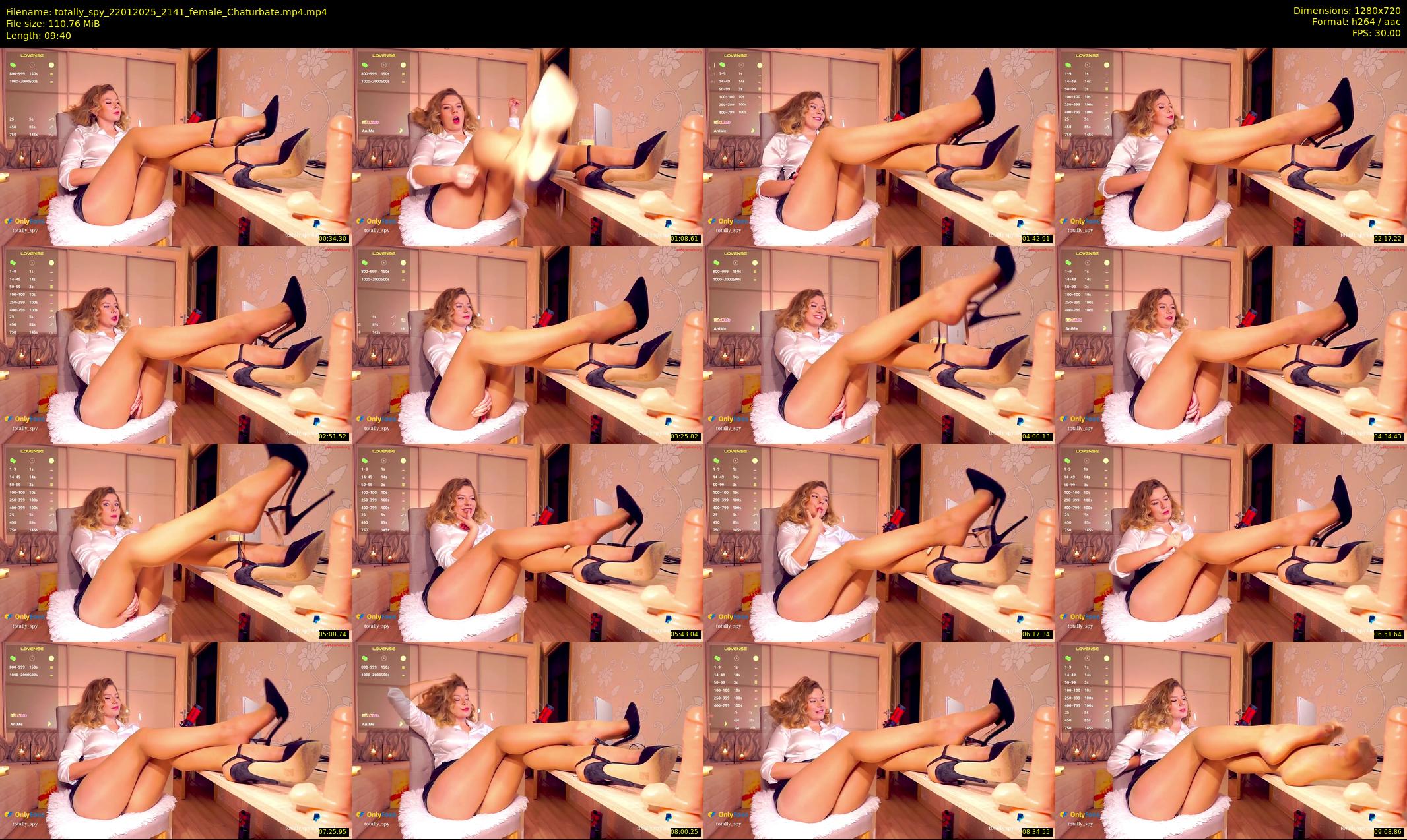 totally_spy — 10 minute Chaturbate female cam show recording, 720p, Jan 22, 2025