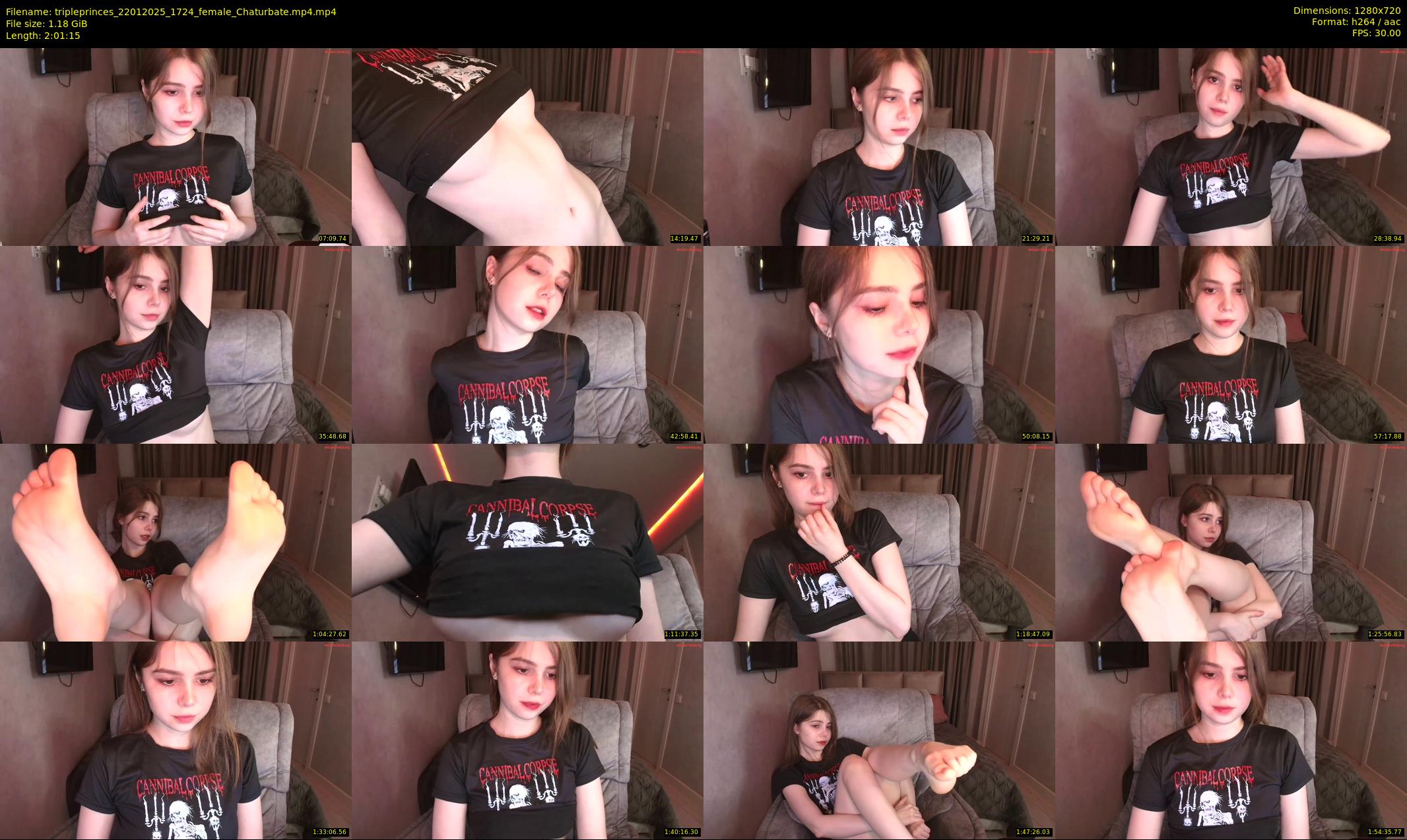 tripleprinces — 122 minute Chaturbate female cam show recording, 720p, Jan 22, 2025