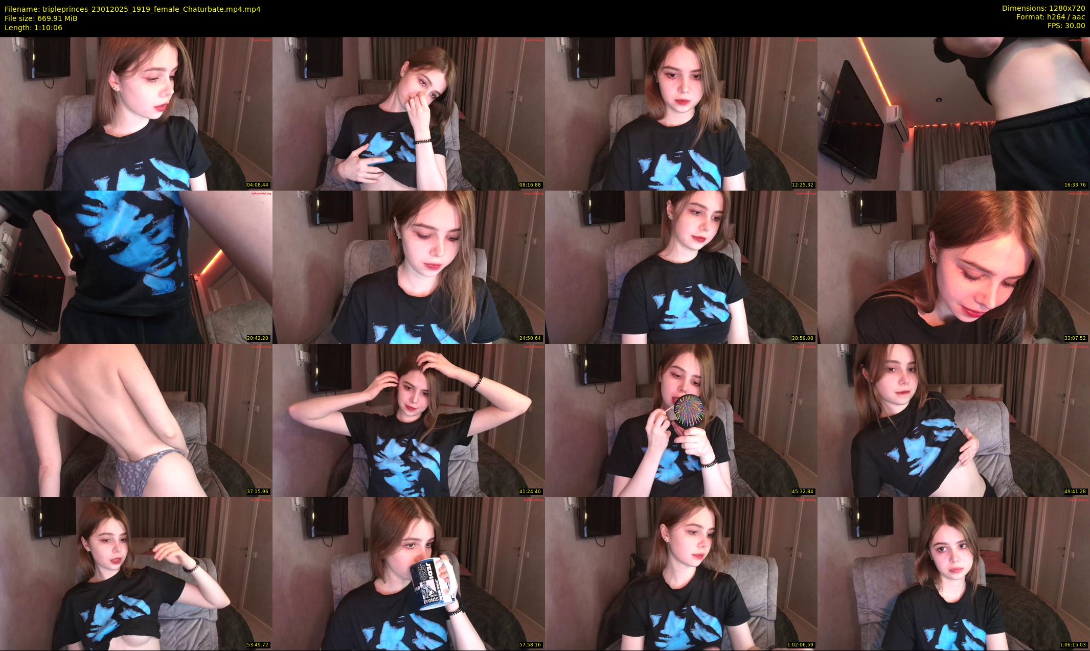 tripleprinces — 71 minute Chaturbate female cam show recording, 720p, Jan 23, 2025