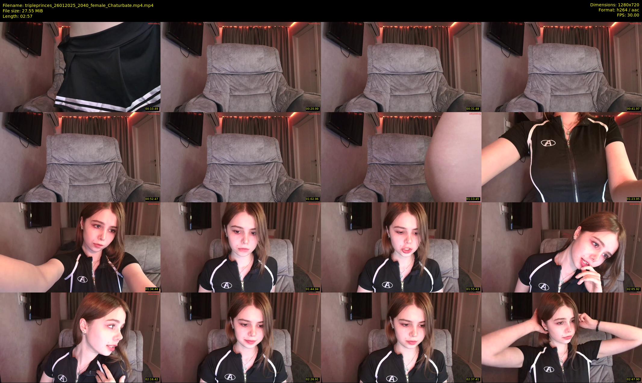 tripleprinces — 3 minute Chaturbate female cam show recording, 720p, Jan 26, 2025