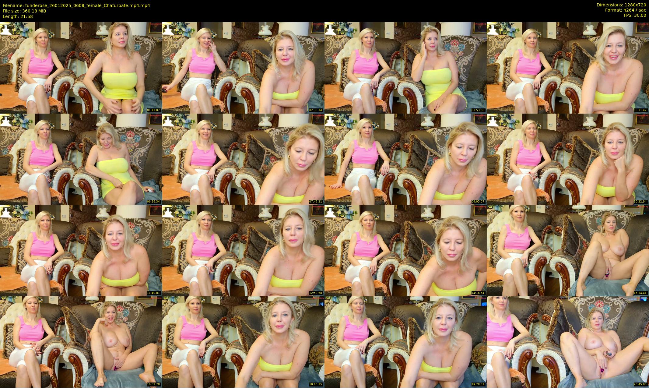 tunderose — 22 minute Chaturbate female cam show recording, 720p, Jan 26, 2025