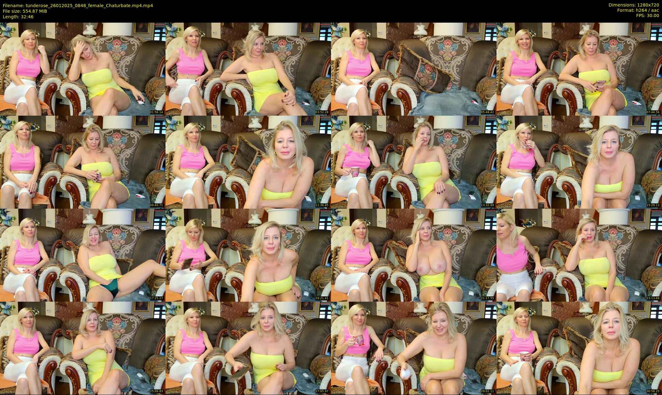 tunderose — 33 minute Chaturbate female cam show recording, 720p, Jan 26, 2025