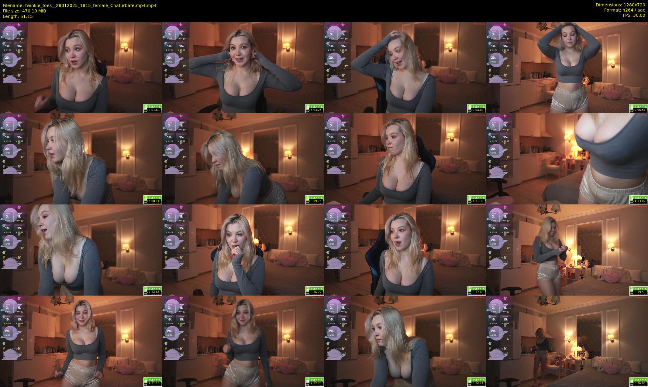 twinkle_toes_ — 52 minute Chaturbate female cam show recording, 720p, Jan 28, 2025