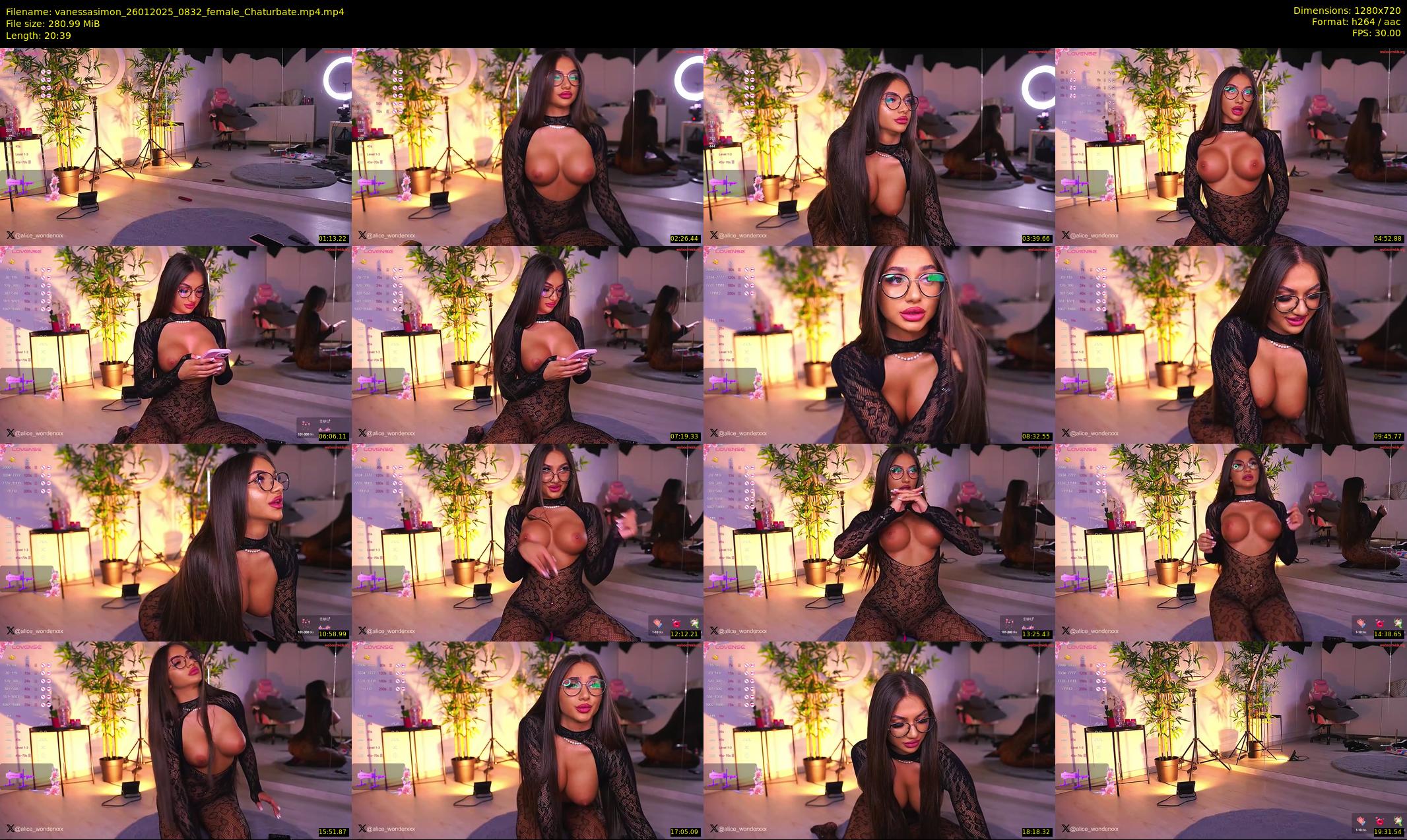 vanessasimon — 21 minute Chaturbate female cam show recording, 720p, Jan 26, 2025