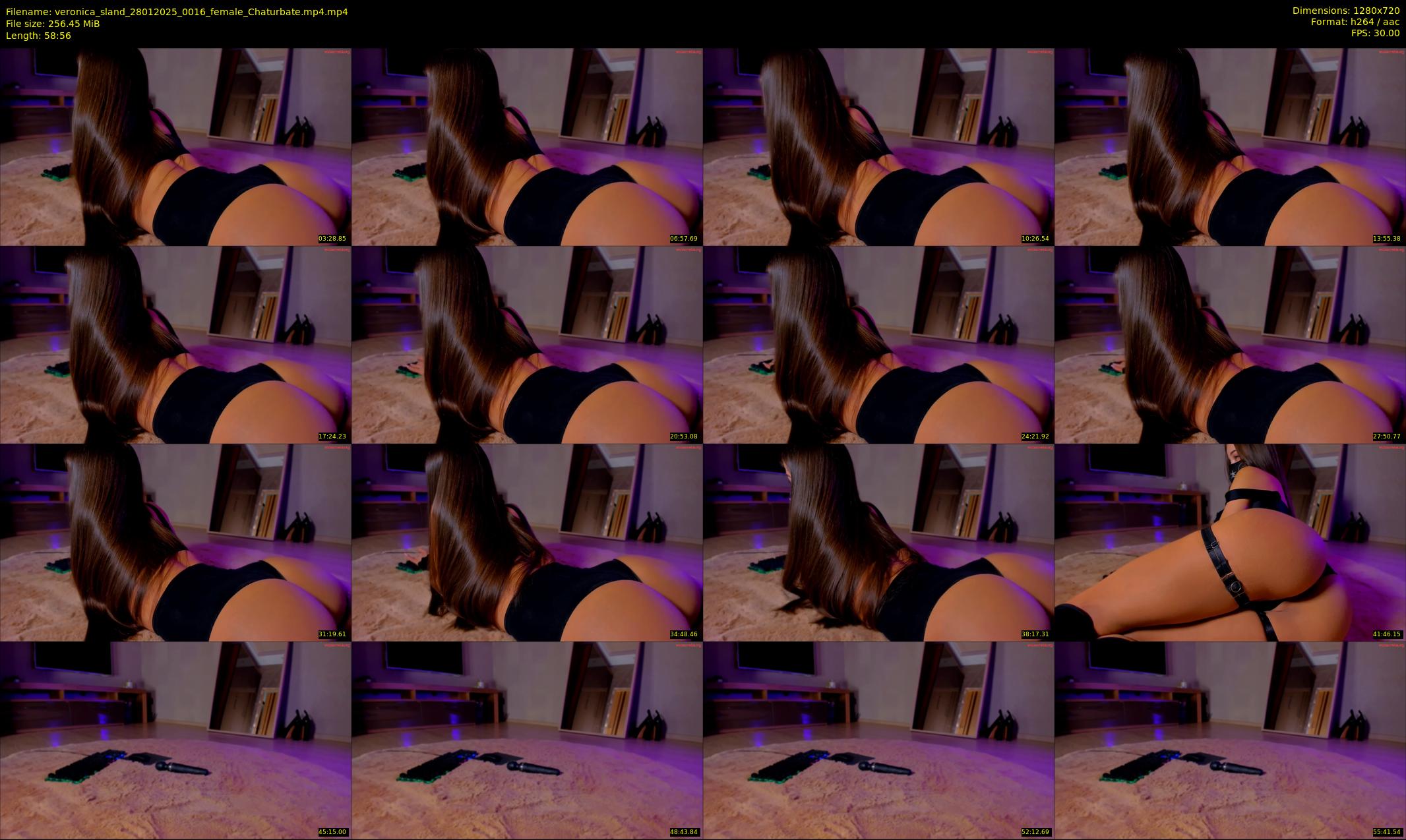 veronica_sland — 59 minute Chaturbate female cam show recording, 720p, Jan 28, 2025