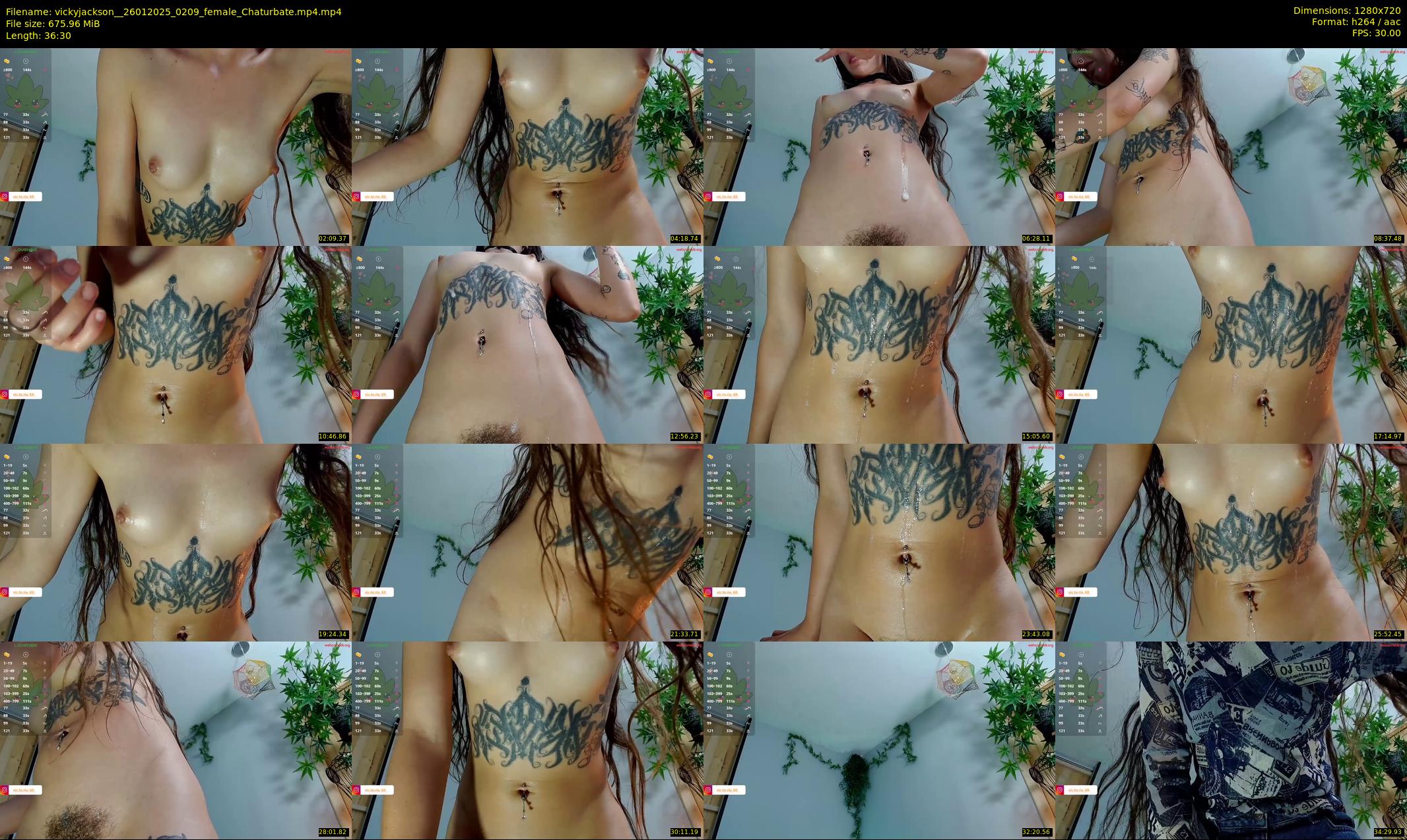 vickyjackson_ — 37 minute Chaturbate female cam show recording, 720p, Jan 26, 2025