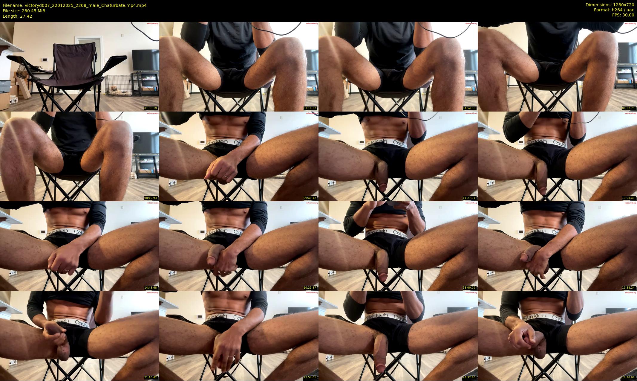 victoryd007 — 28 minute Chaturbate male cam show recording, 720p, Jan 22, 2025