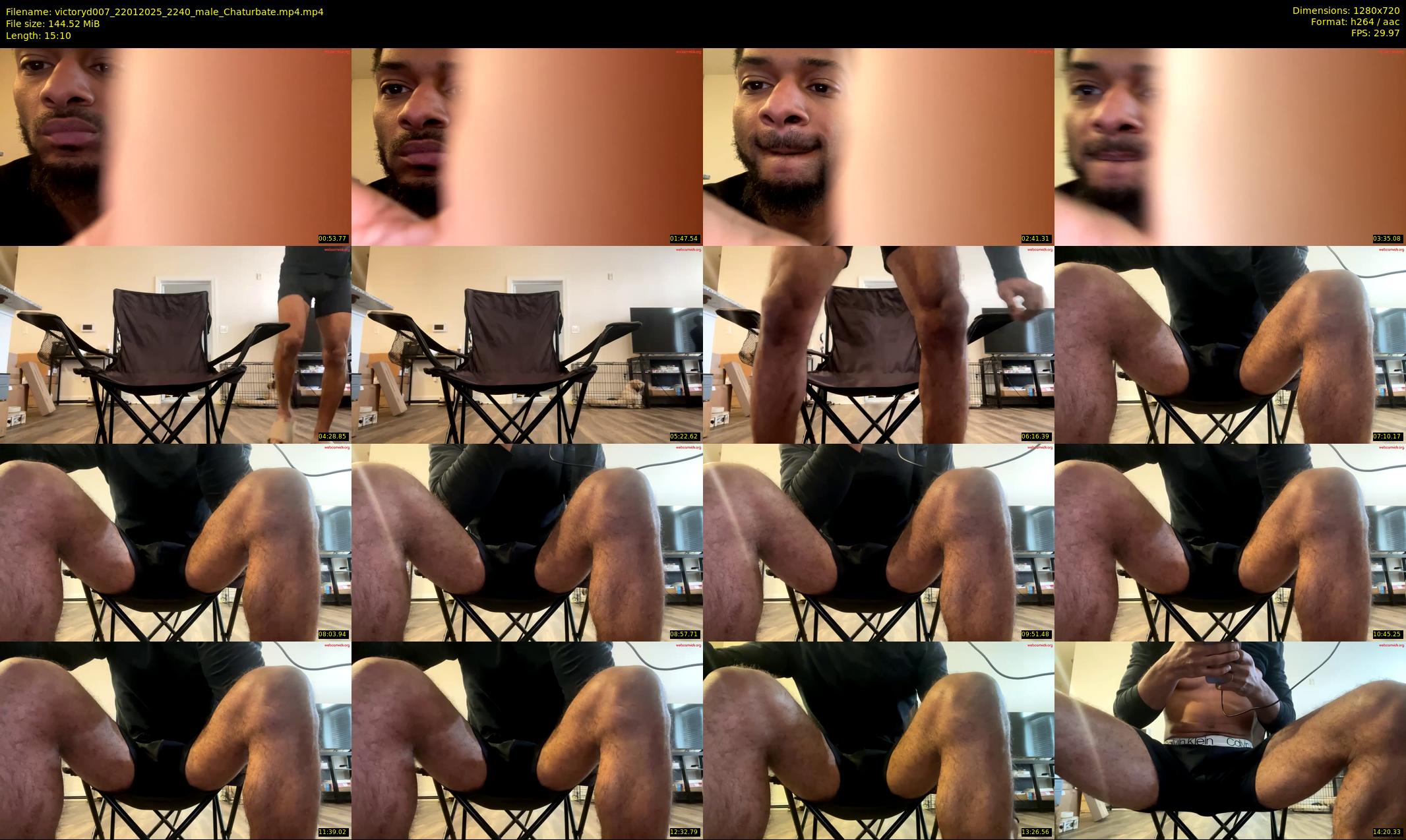 victoryd007 — 16 minute Chaturbate male cam show recording, 720p, Jan 22, 2025