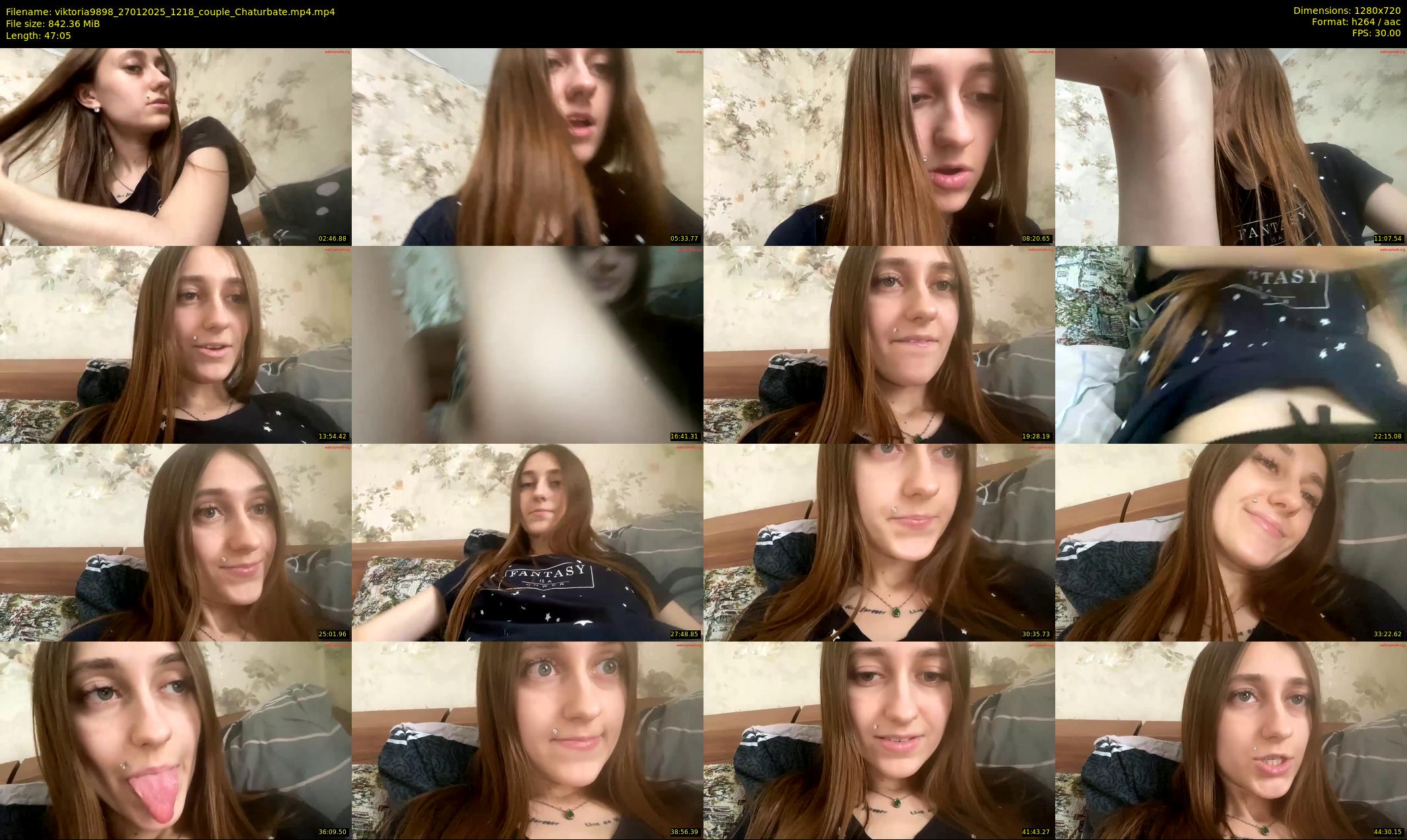 viktoria9898 — 48 minute Chaturbate couple cam show recording, 720p, Jan 27, 2025