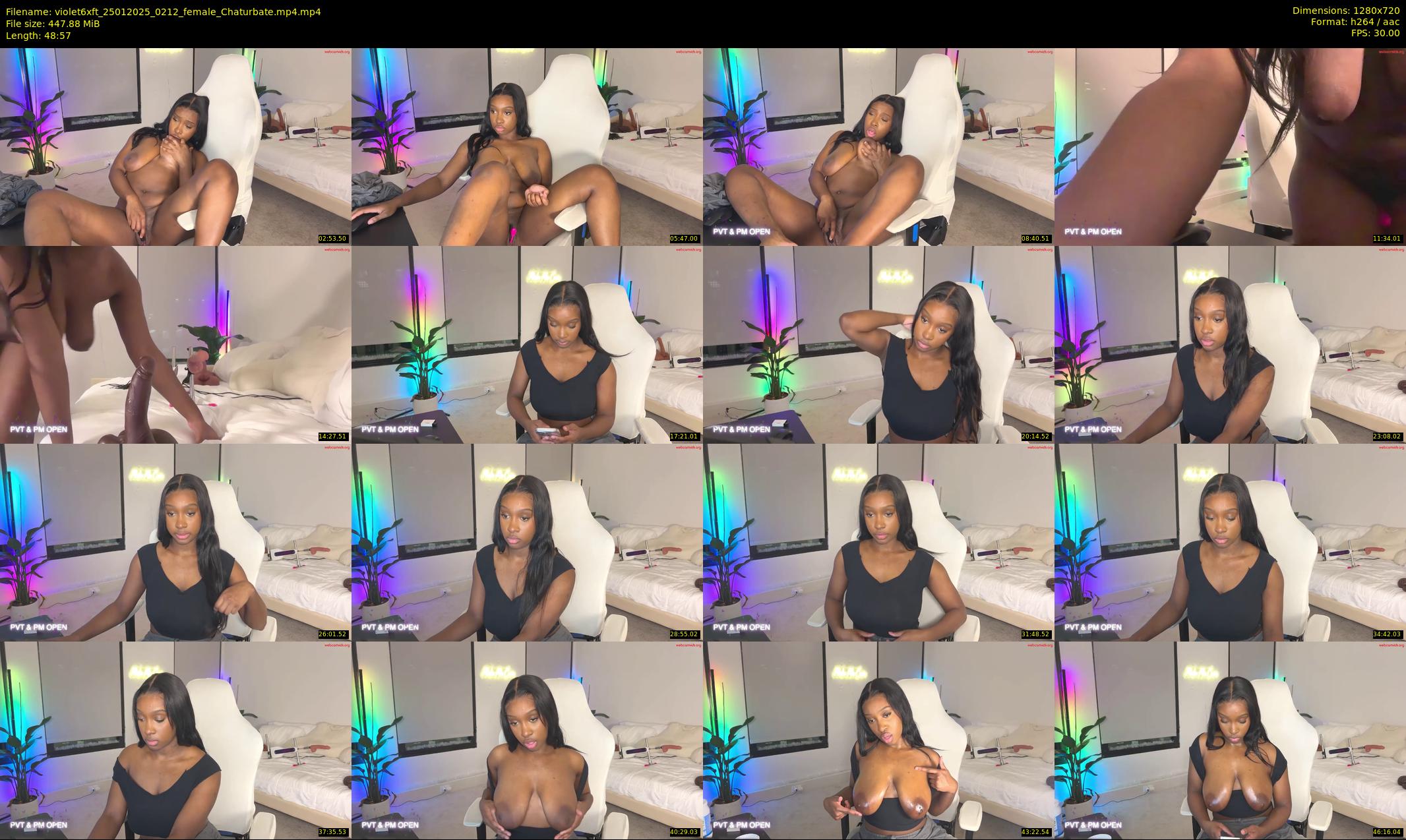 violet6xft — 49 minute Chaturbate female cam show recording, 720p, Jan 25, 2025