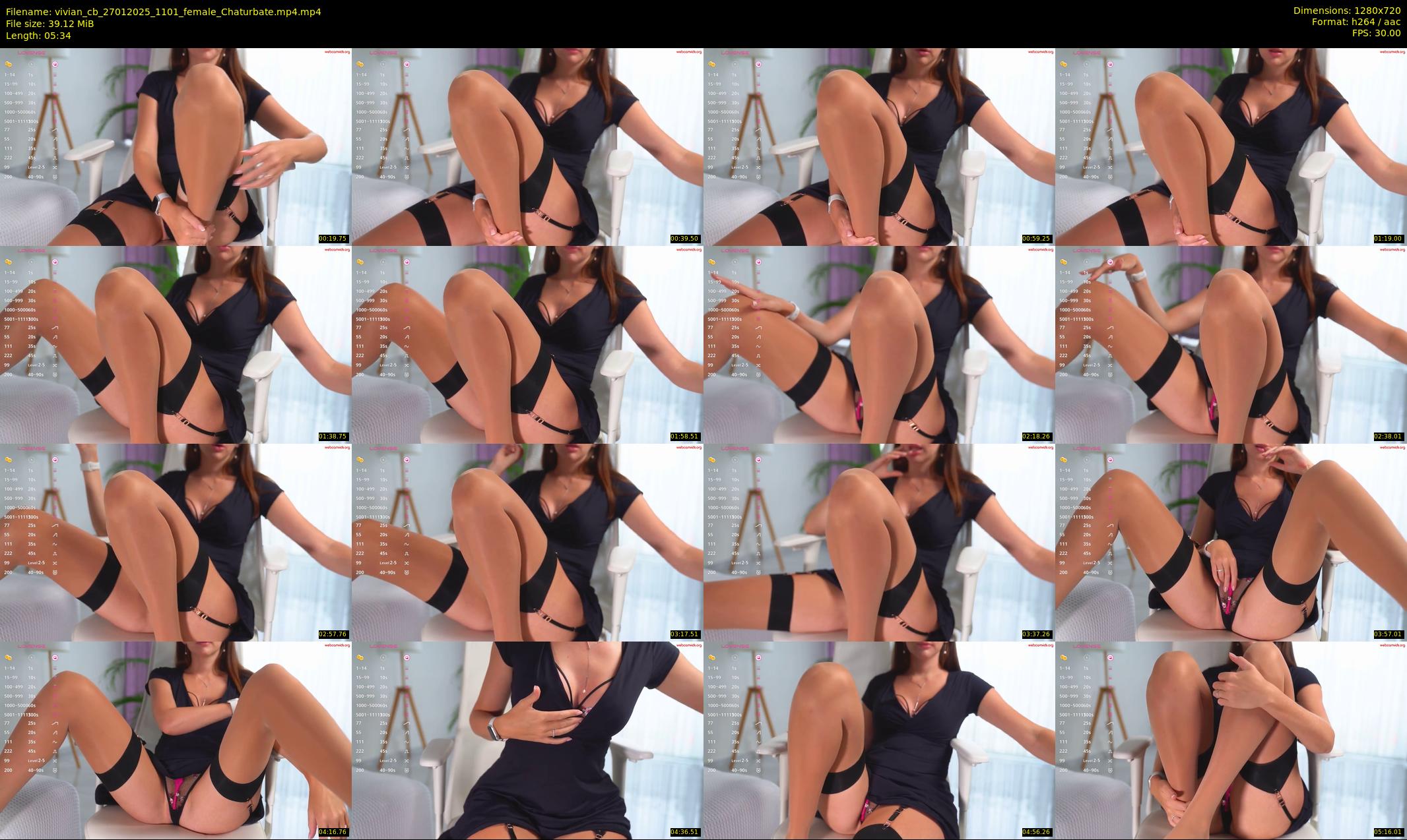 vivian_cb — 6 minute Chaturbate female cam show recording, 720p, Jan 27, 2025