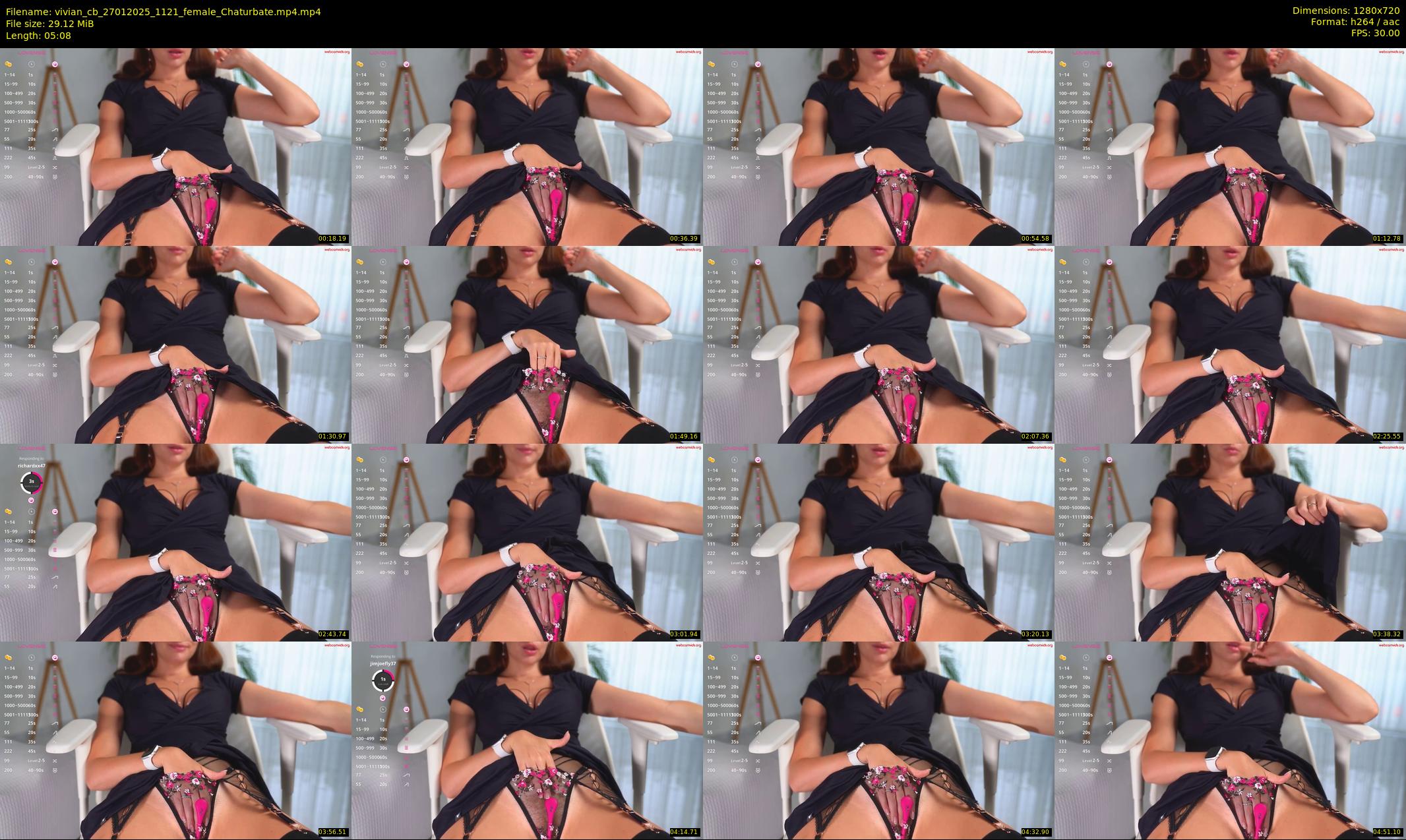 vivian_cb — 6 minute Chaturbate female cam show recording, 720p, Jan 27, 2025