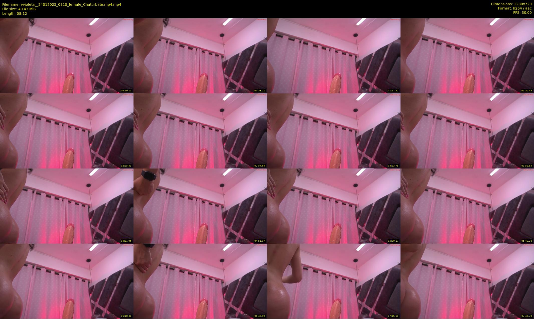 vvioleta_ — 9 minute Chaturbate female cam show recording, 720p, Jan 24, 2025
