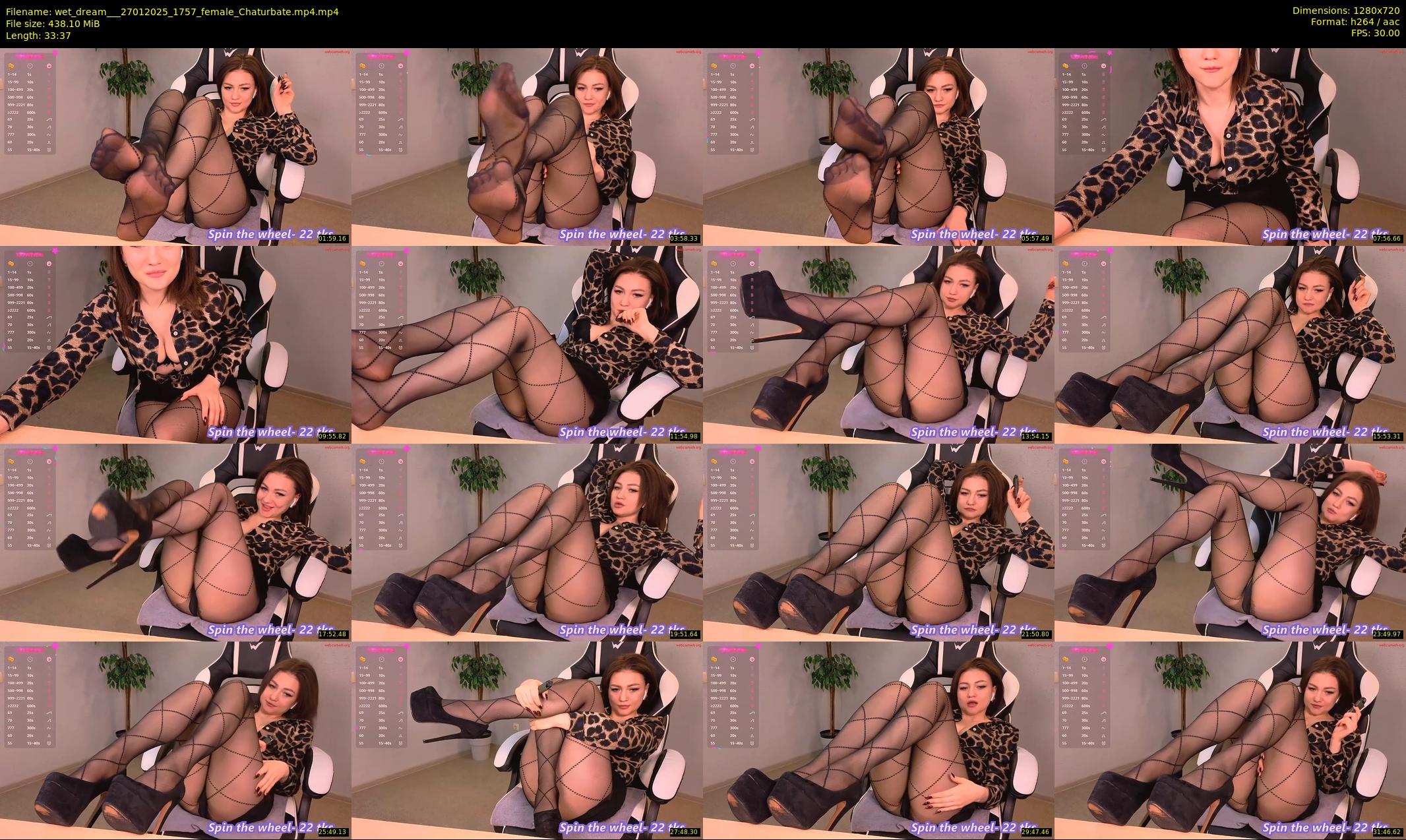 wet_dream__ — 34 minute Chaturbate female cam show recording, 720p, Jan 27, 2025