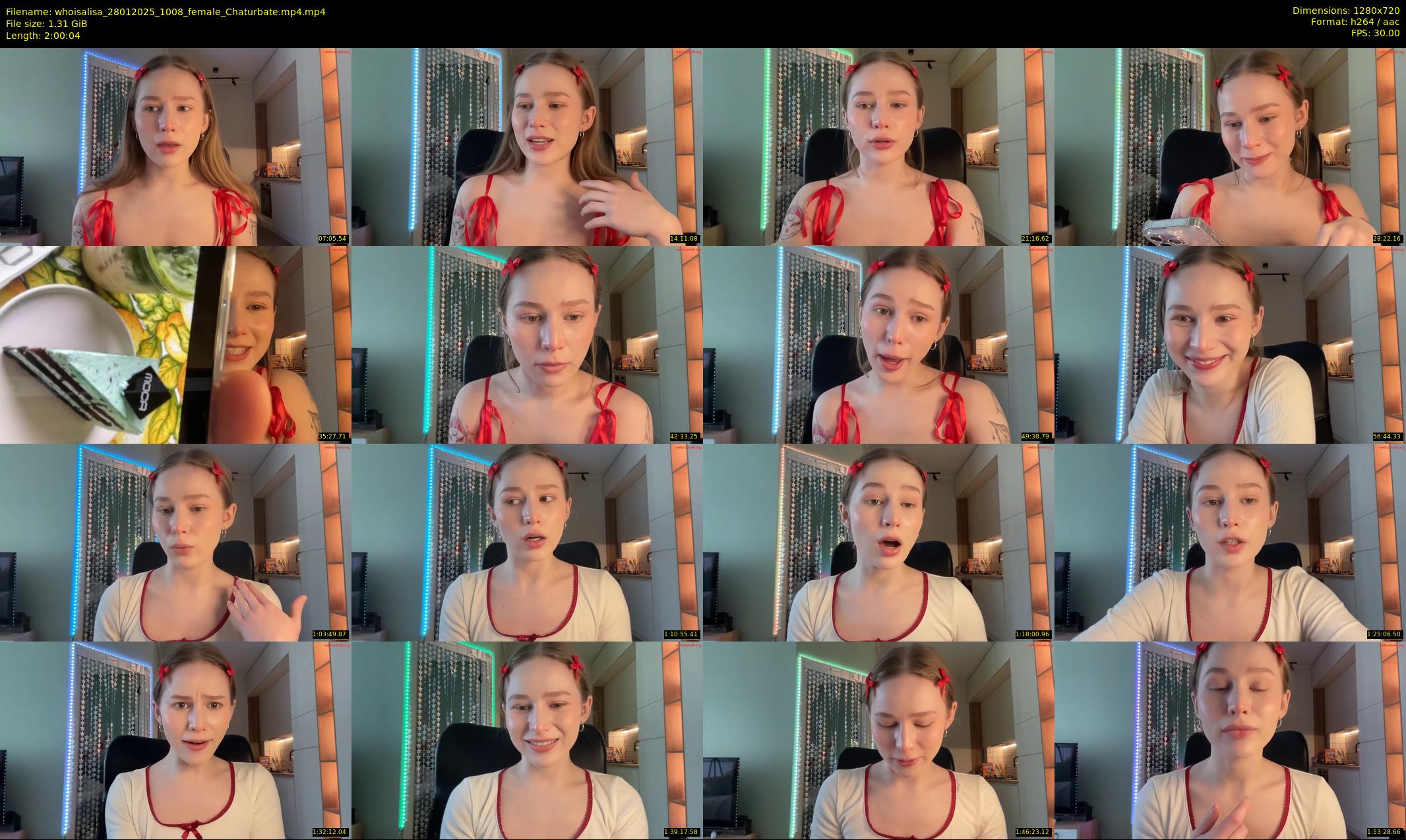 whoisalisa — 121 minute Chaturbate female cam show recording, 720p, Jan 28, 2025