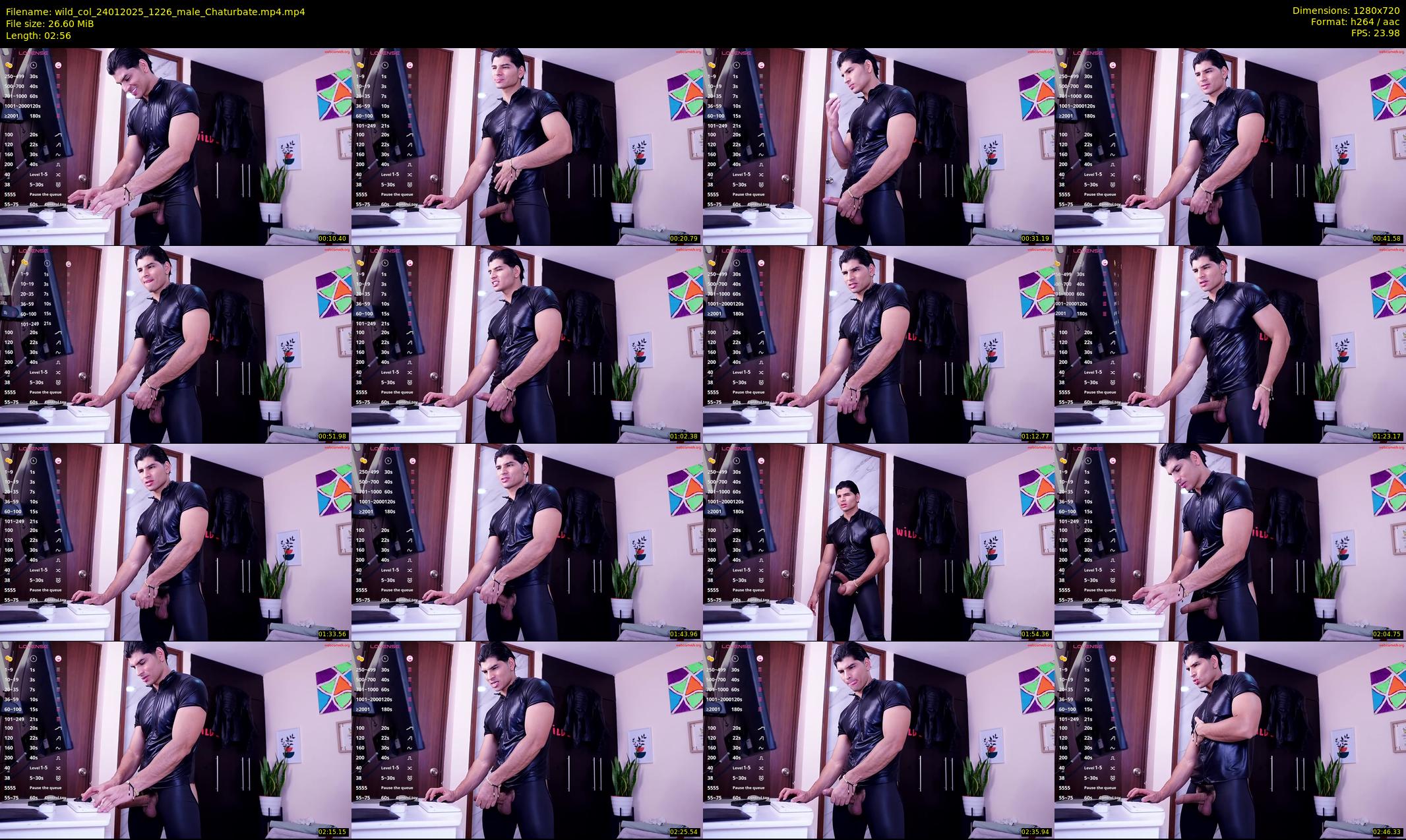 wild_col — 3 minute Chaturbate male cam show recording, 720p, Jan 24, 2025