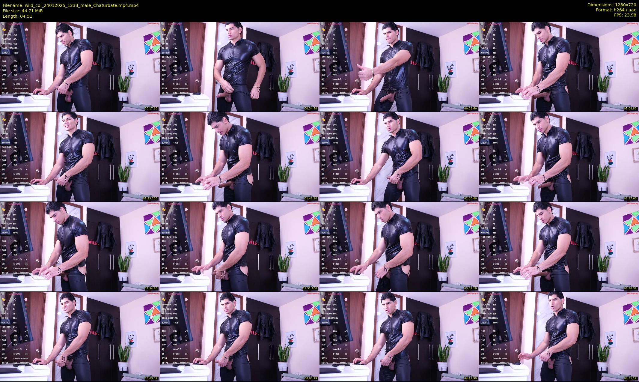 wild_col — 5 minute Chaturbate male cam show recording, 720p, Jan 24, 2025