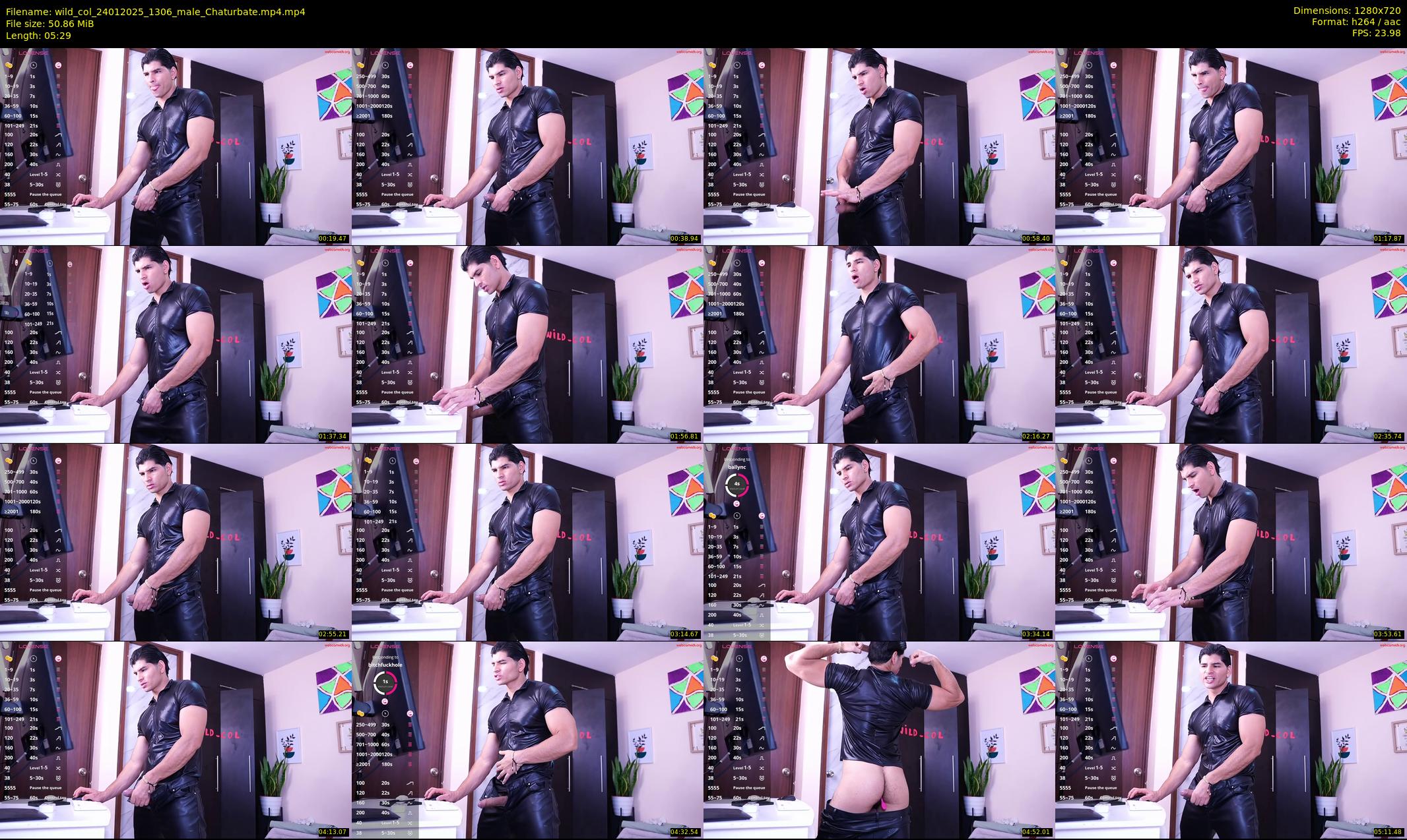 wild_col — 6 minute Chaturbate male cam show recording, 720p, Jan 24, 2025