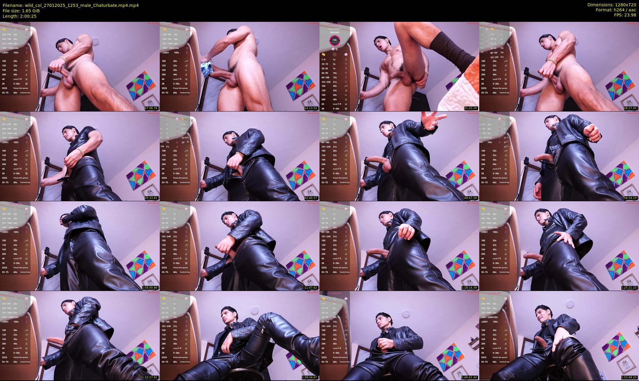 wild_col — 121 minute Chaturbate male cam show recording, 720p, Jan 27, 2025