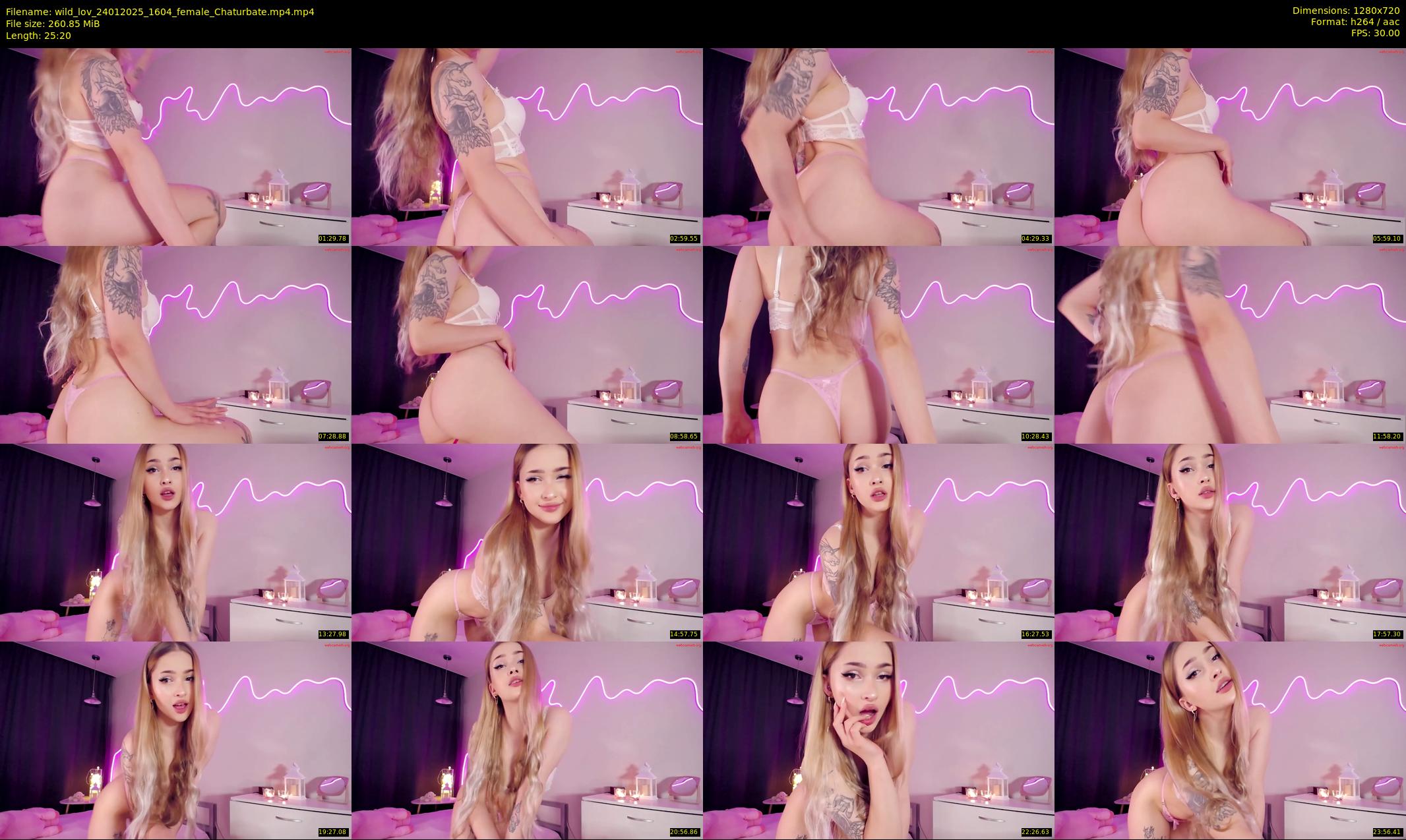 wild_lov — 26 minute Chaturbate female cam show recording, 720p, Jan 24, 2025