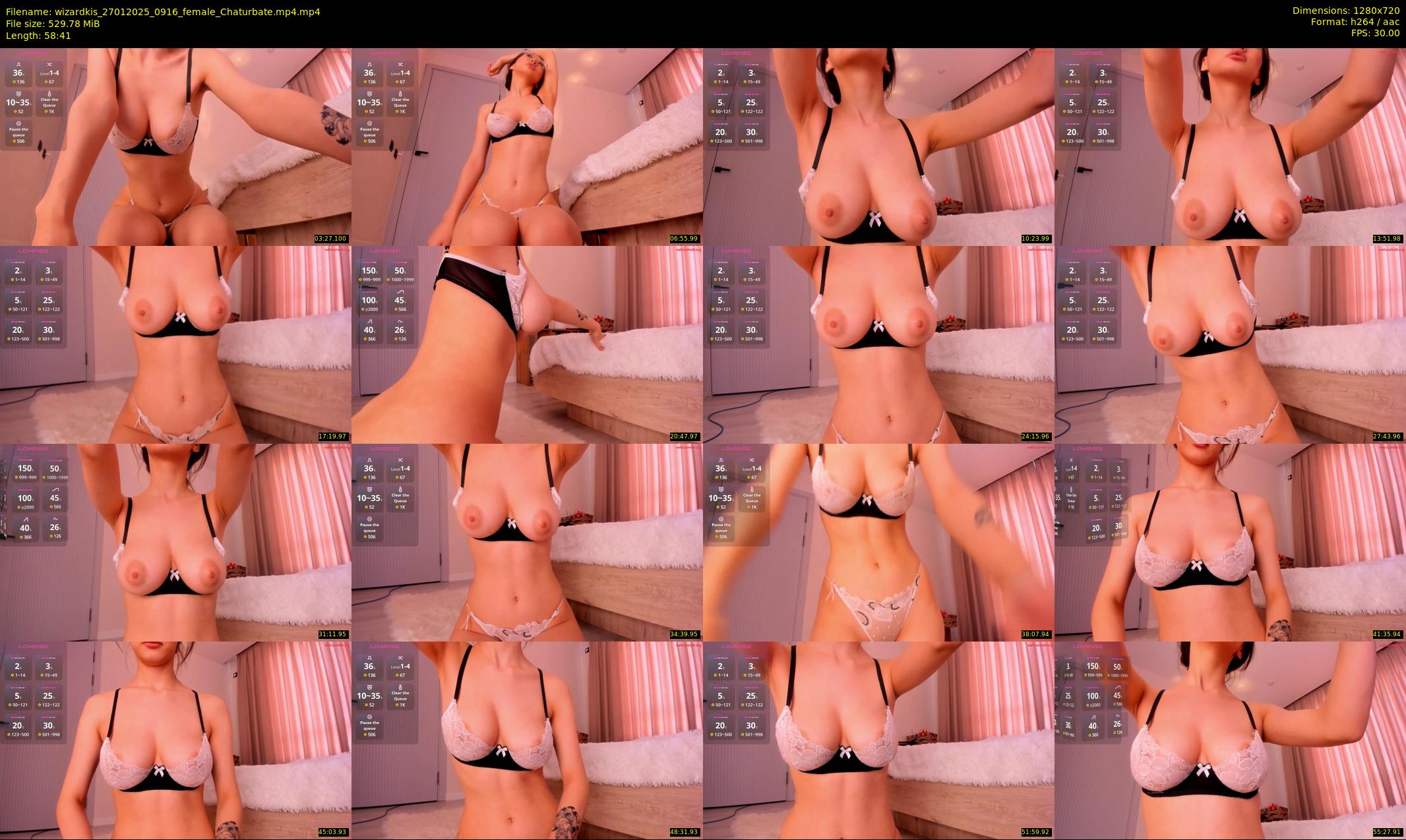 wizardkis — 59 minute Chaturbate female cam show recording, 720p, Jan 27, 2025