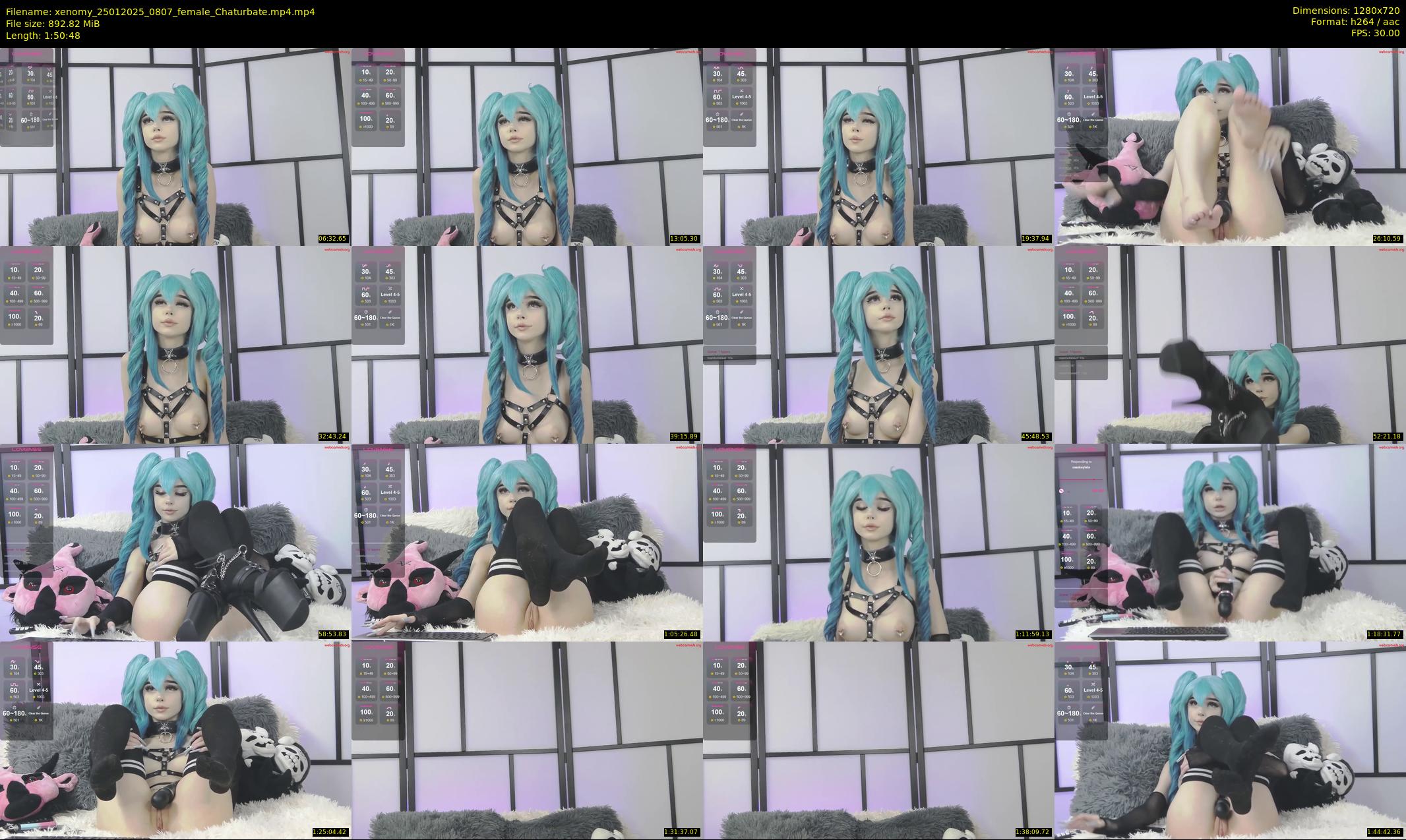 xenomy — 111 minute Chaturbate female cam show recording, 720p, Jan 25, 2025