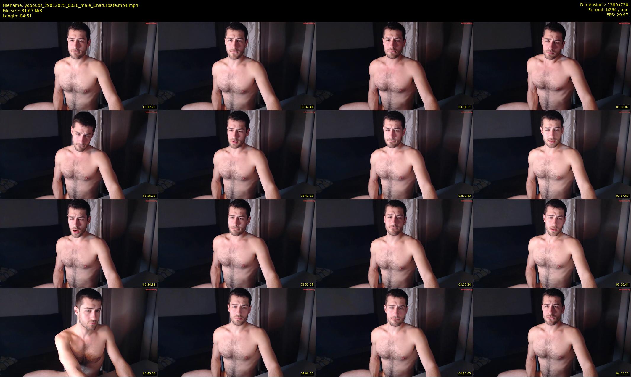 yoooups — 5 minute Chaturbate male cam show recording, 720p, Jan 29, 2025