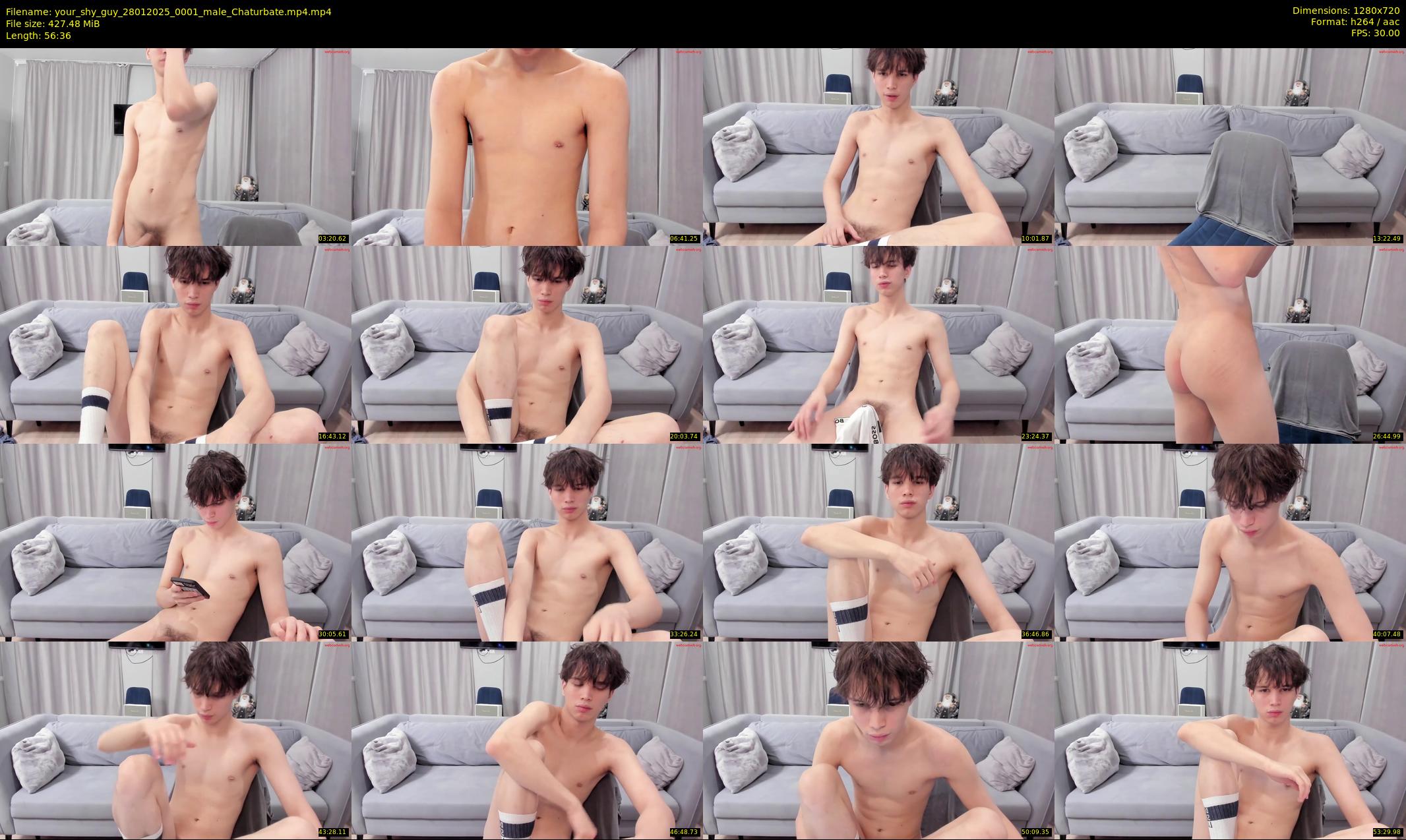 your_shy_guy — 57 minute Chaturbate male cam show recording, 720p, Jan 28, 2025