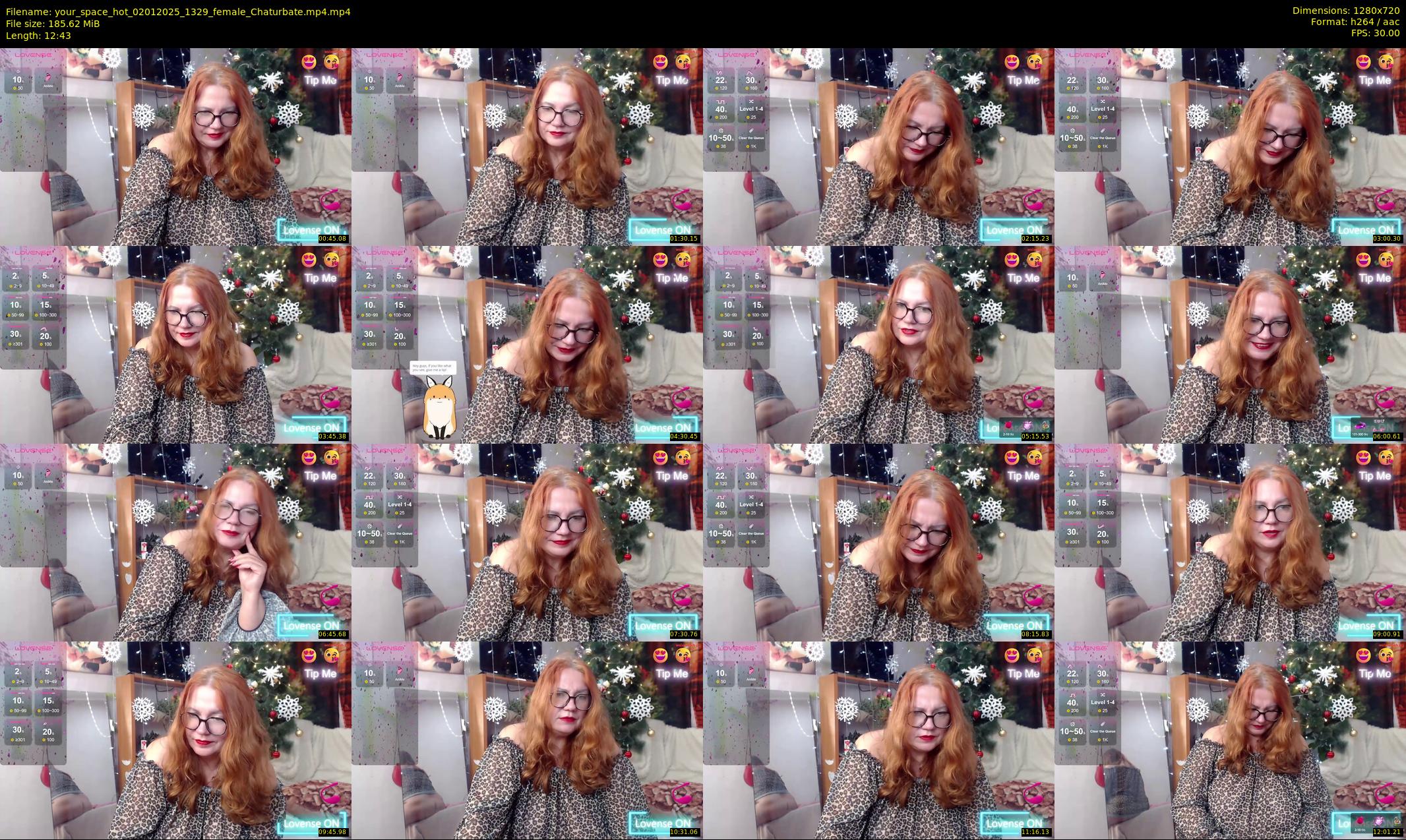 your_space_hot — 13 minute Chaturbate female cam show recording, 720p, Jan 2, 2025