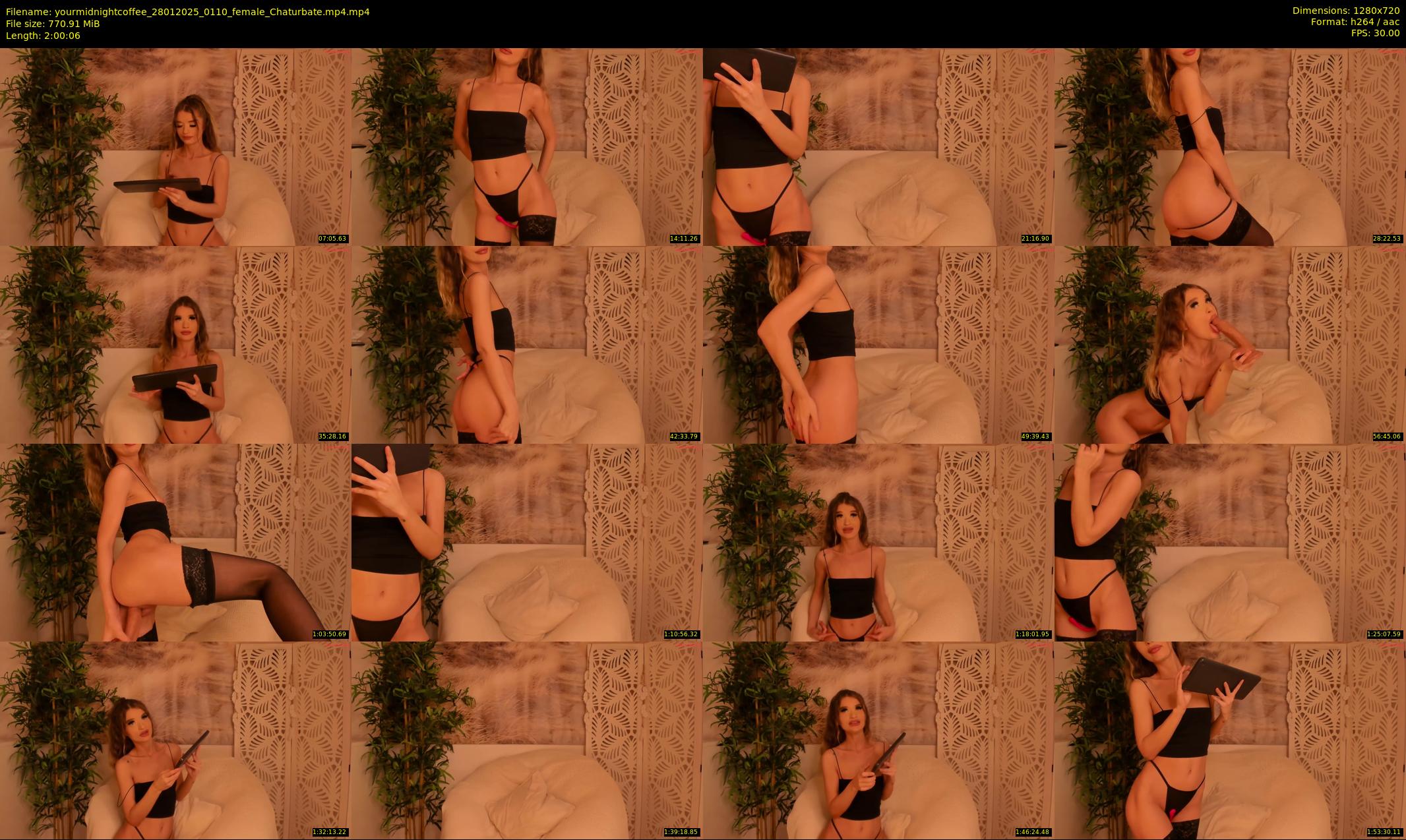 yourmidnightcoffee — 121 minute Chaturbate female cam show recording, 720p, Jan 28, 2025