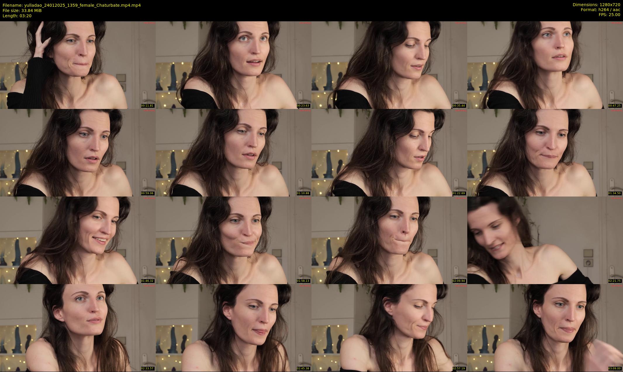 yulladao — 4 minute Chaturbate female cam show recording, 720p, Jan 24, 2025
