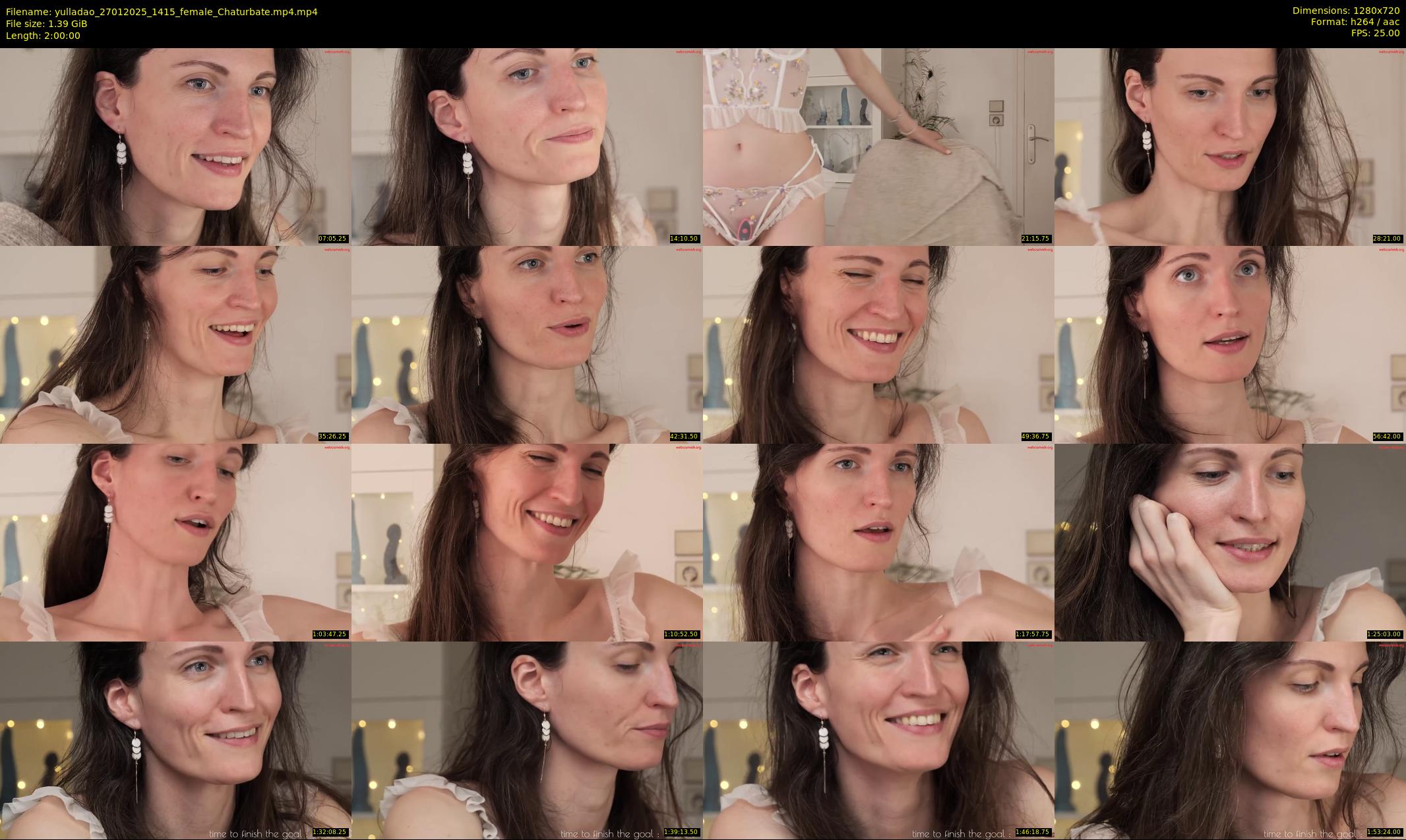 yulladao — 120 minute Chaturbate female cam show recording, 720p, Jan 27, 2025