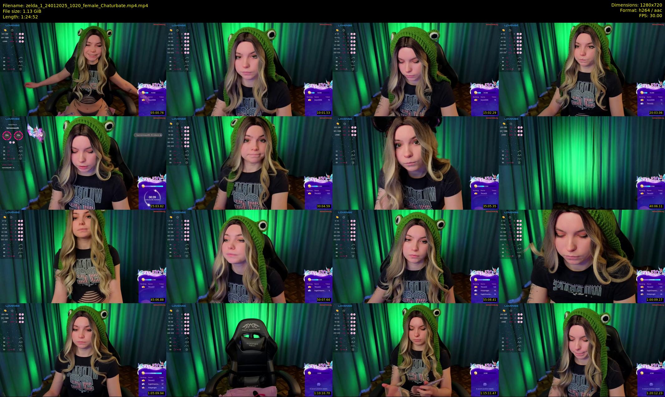 zelda_1 — 85 minute Chaturbate female cam show recording, 720p, Jan 24, 2025