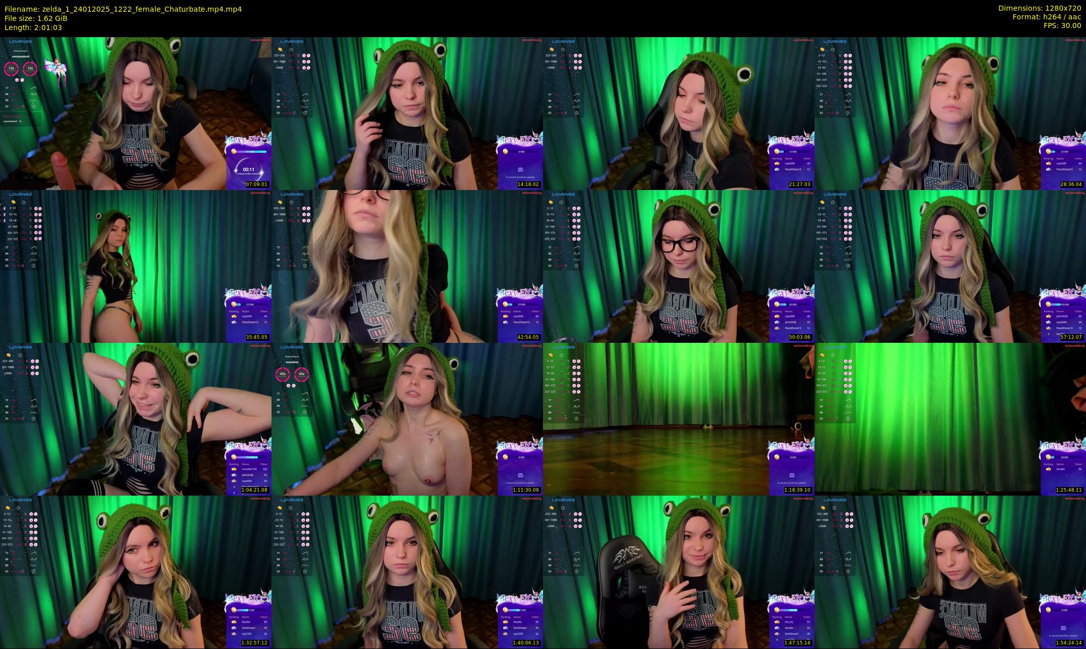 zelda_1 — 122 minute Chaturbate female cam show recording, 720p, Jan 24, 2025