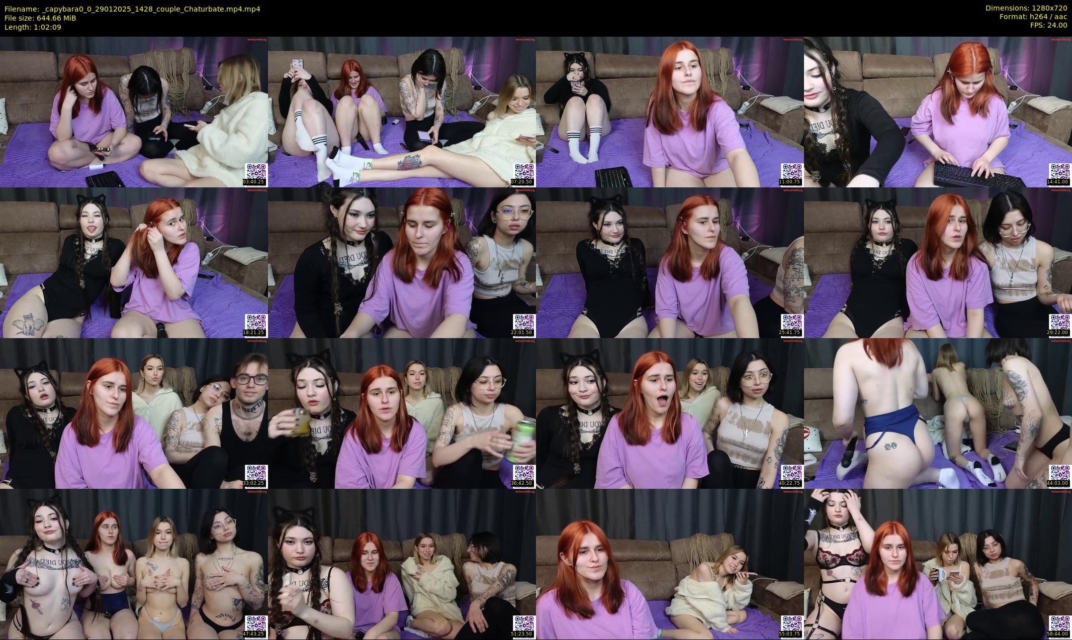 _capybara0_0 — 63 minute Chaturbate couple cam show recording, 720p, Jan 29, 2025