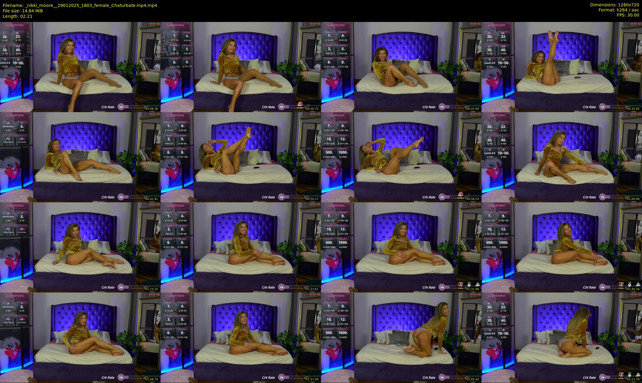 _nikki_moore_ — 3 minute Chaturbate female cam show recording, 720p, Jan 29, 2025