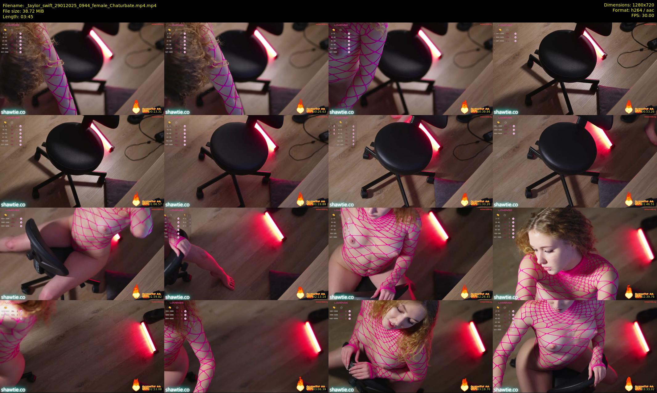 _taylor_swift — 4 minute Chaturbate female cam show recording, 720p, Jan 29, 2025