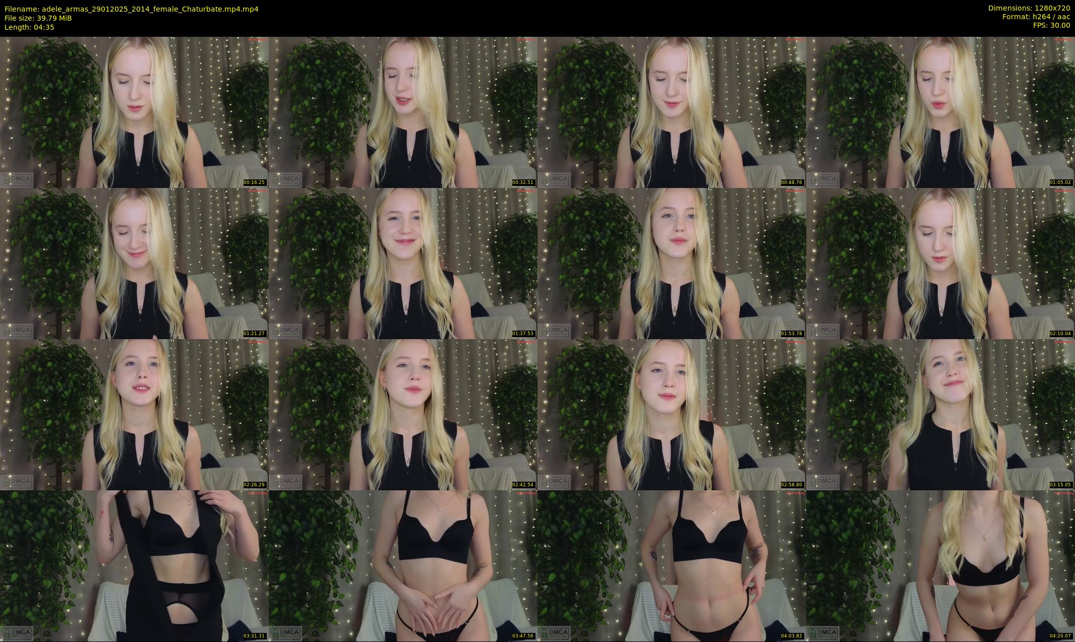 adele_armas — 5 minute Chaturbate female cam show recording, 720p, Jan 29, 2025