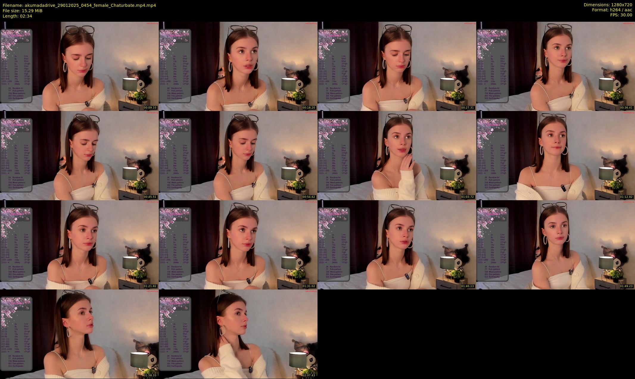 akumadadrive — 3 minute Chaturbate female cam show recording, 720p, Jan 29, 2025