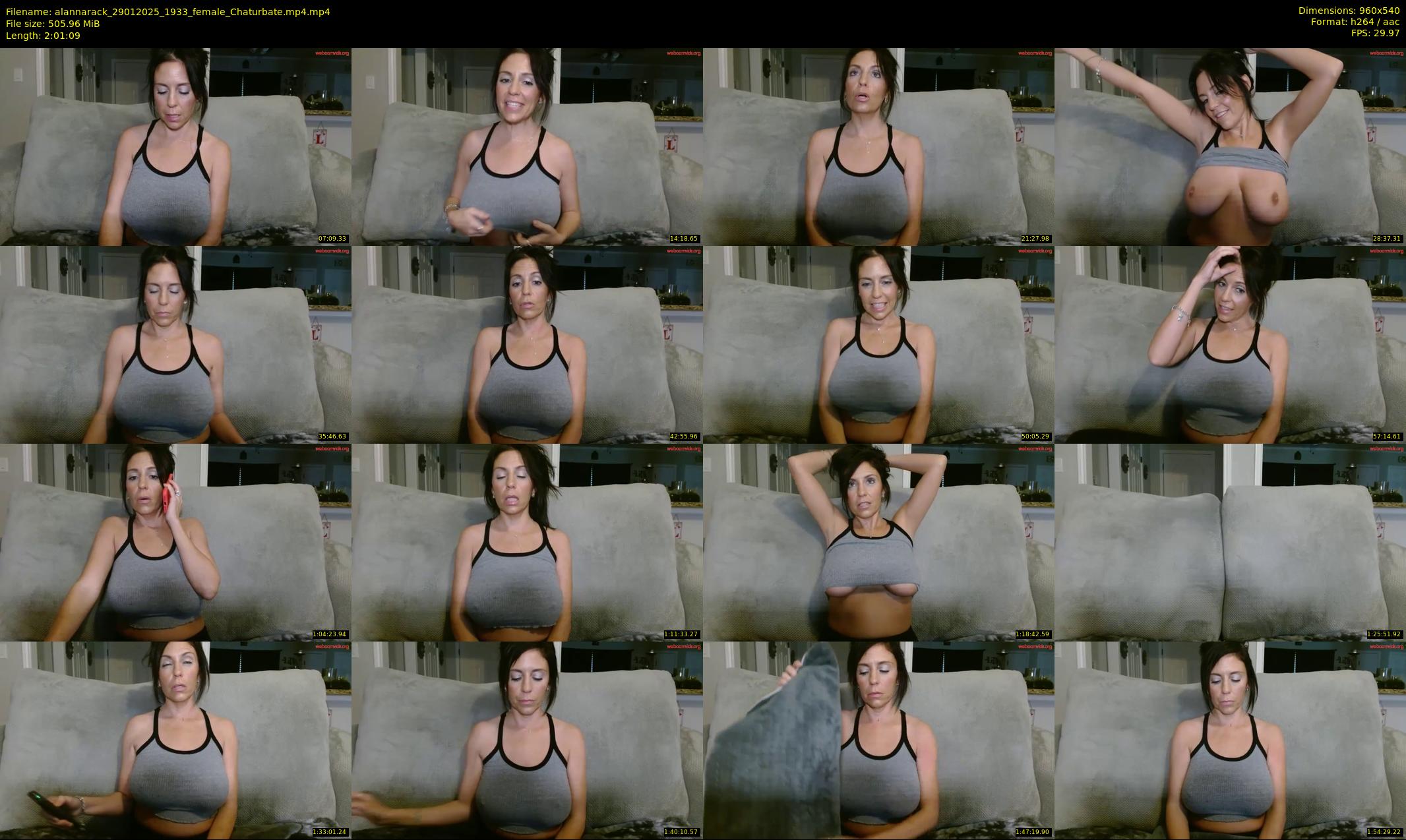 alannarack — 122 minute Chaturbate female cam show recording, 480p, Jan 29, 2025