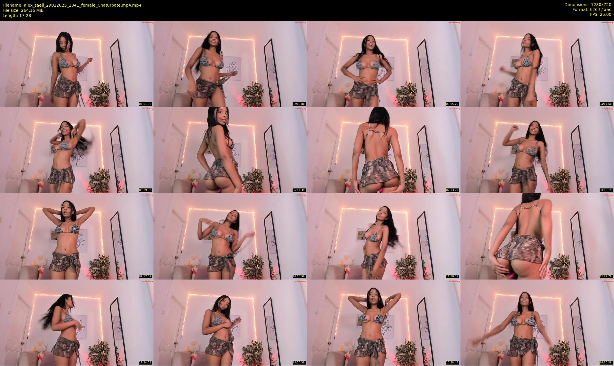 alex_saeli — 18 minute Chaturbate female cam show recording, 720p, Jan 29, 2025