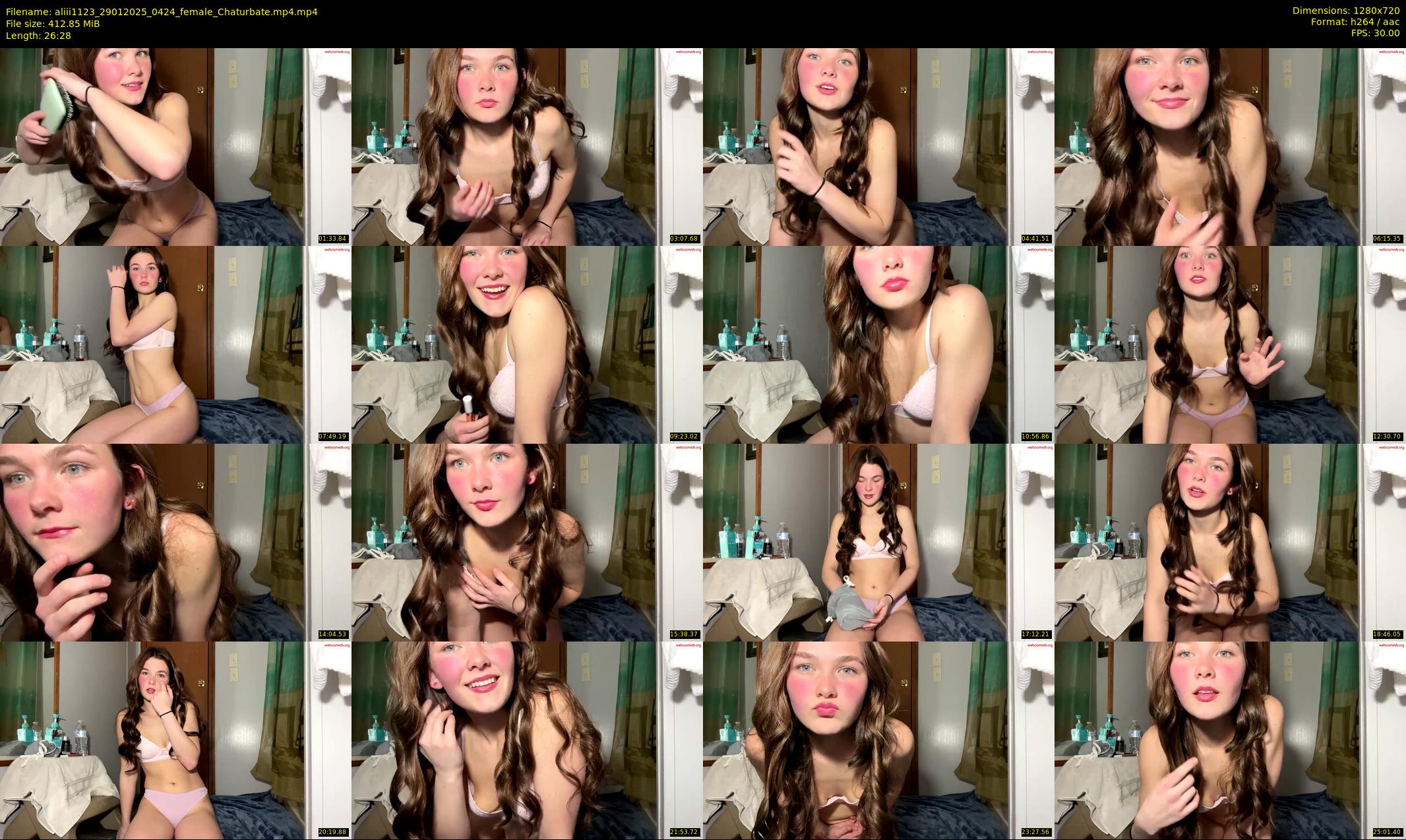 aliii1123 — 27 minute Chaturbate female cam show recording, 720p, Jan 29, 2025
