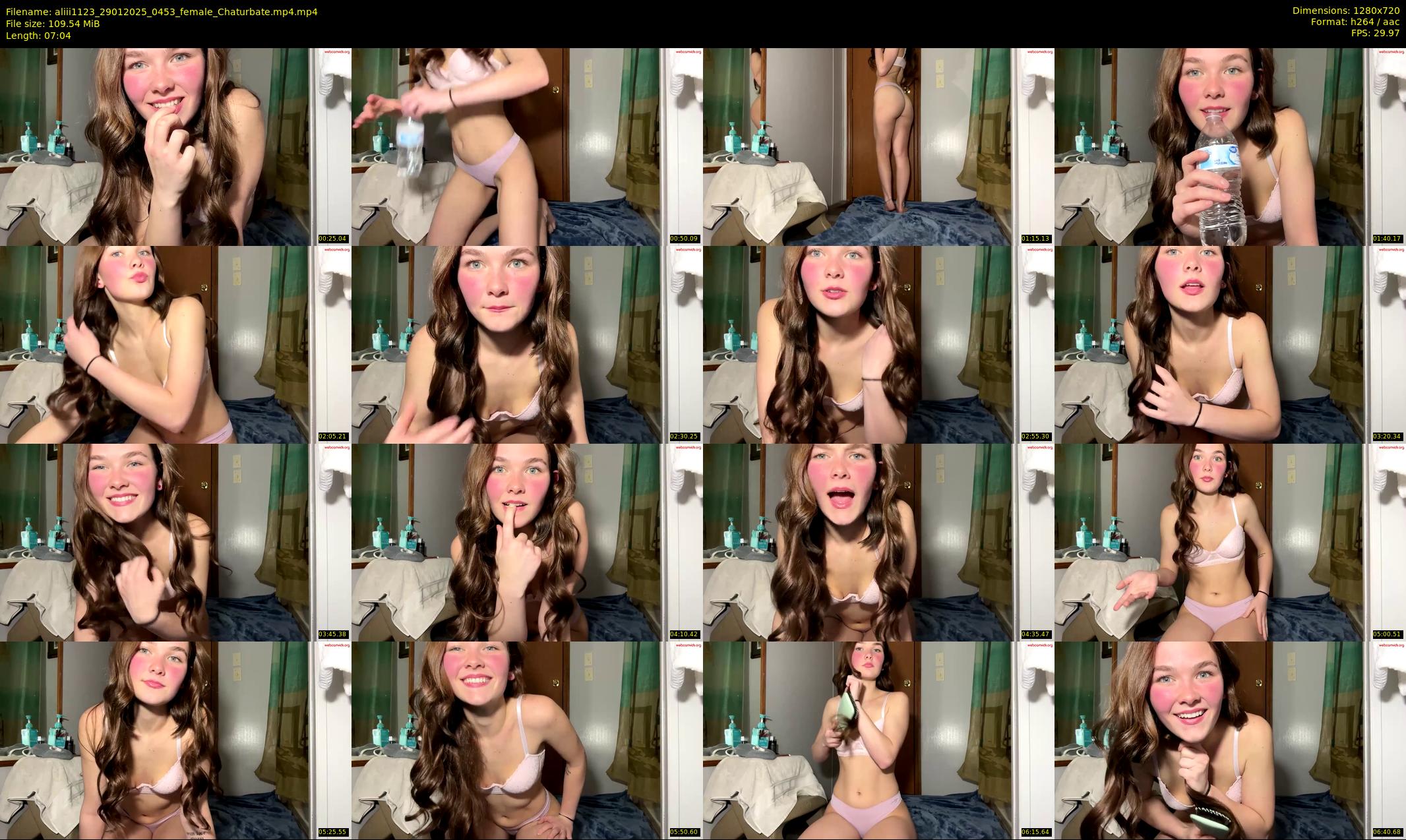 aliii1123 — 8 minute Chaturbate female cam show recording, 720p, Jan 29, 2025