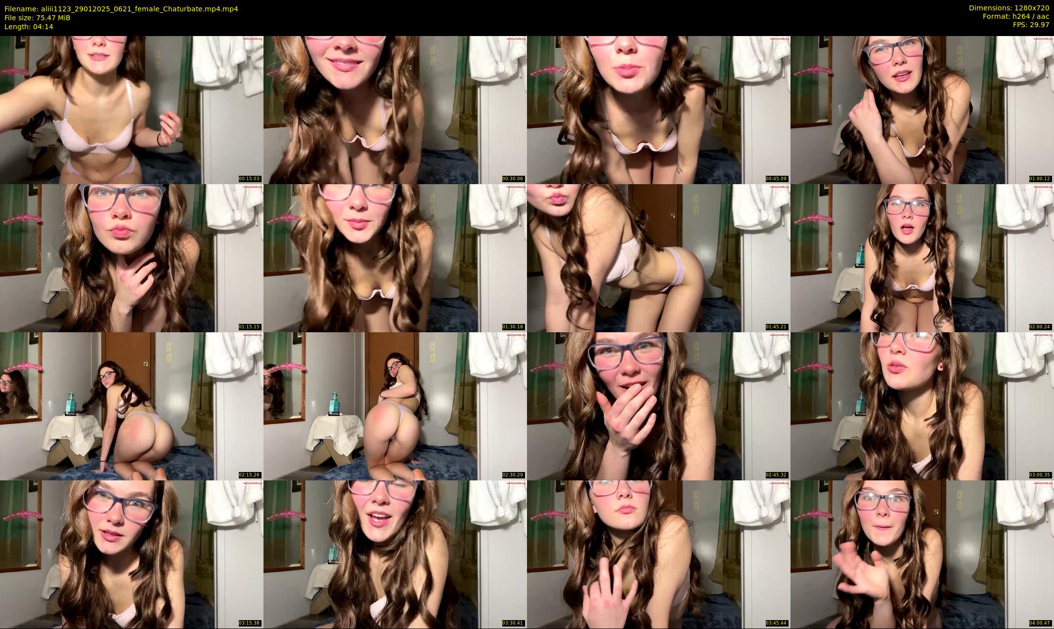 aliii1123 — 5 minute Chaturbate female cam show recording, 720p, Jan 29, 2025